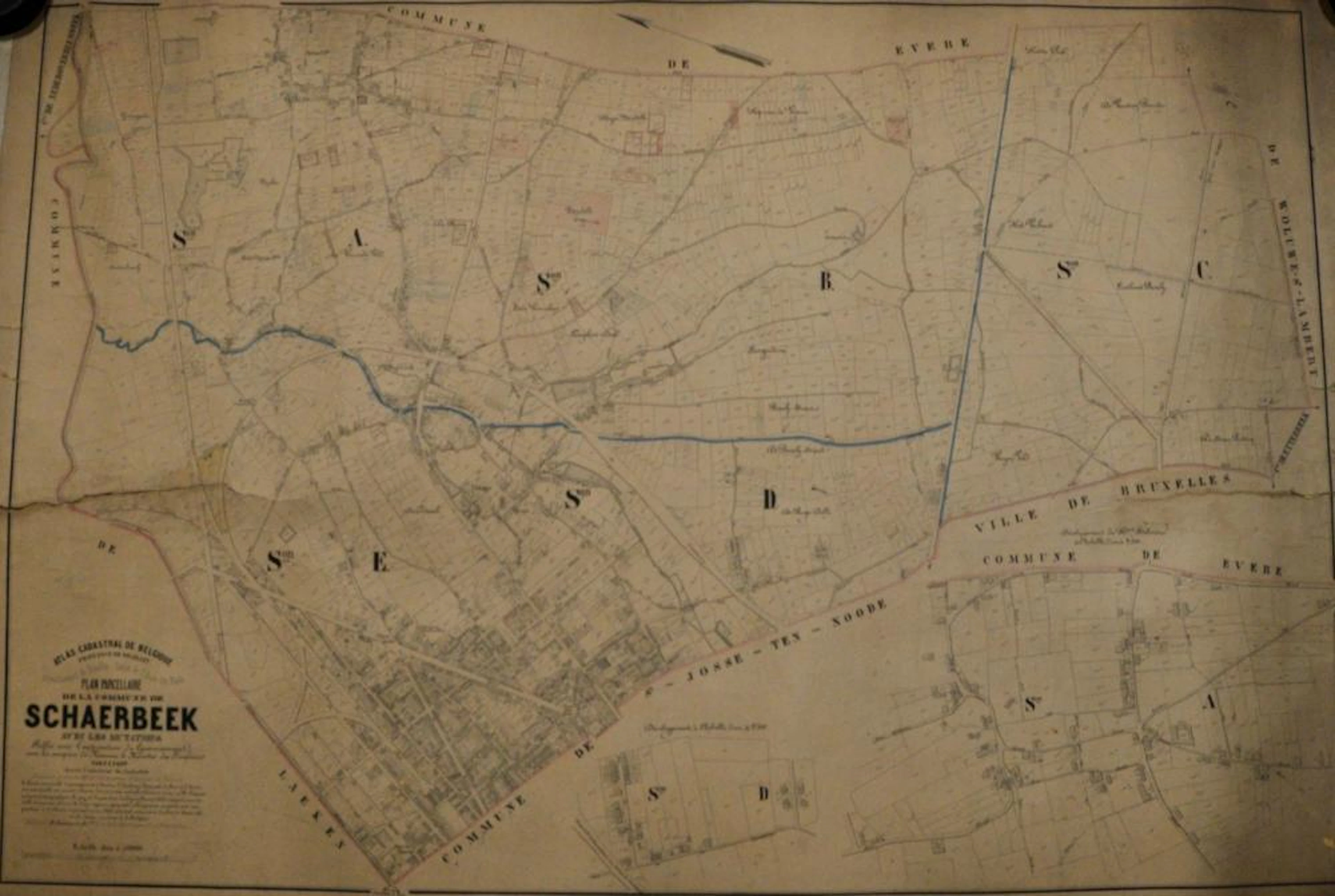 [SCHAERBEEK] Philippe Christian POPP - Plan parcellaire