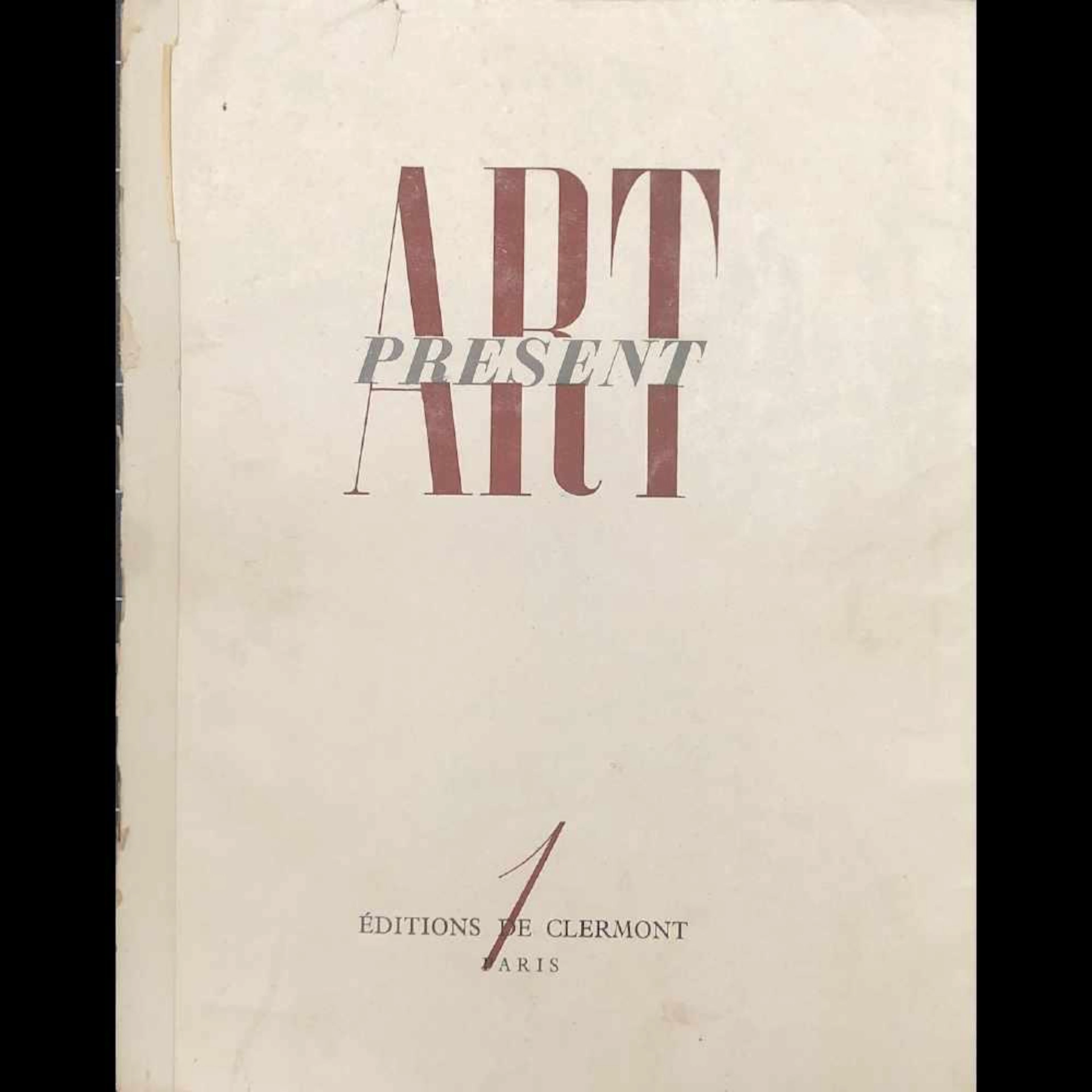 ART PRÉSENT. Revue bilingue d?arts plastiques. N° 1 [-