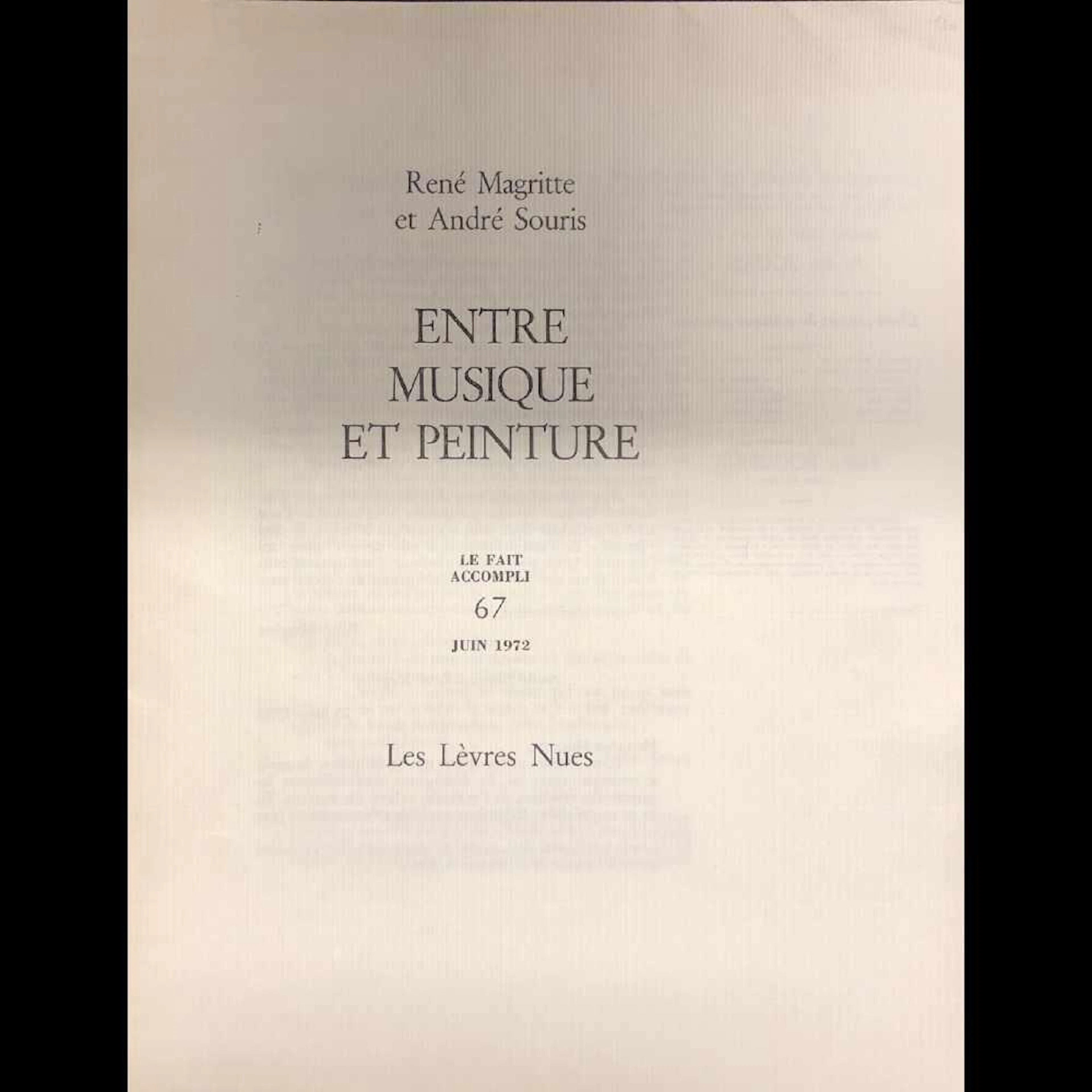 «LE FAIT ACCOMPLI». Ensemble les livraisons 19-20, 23,