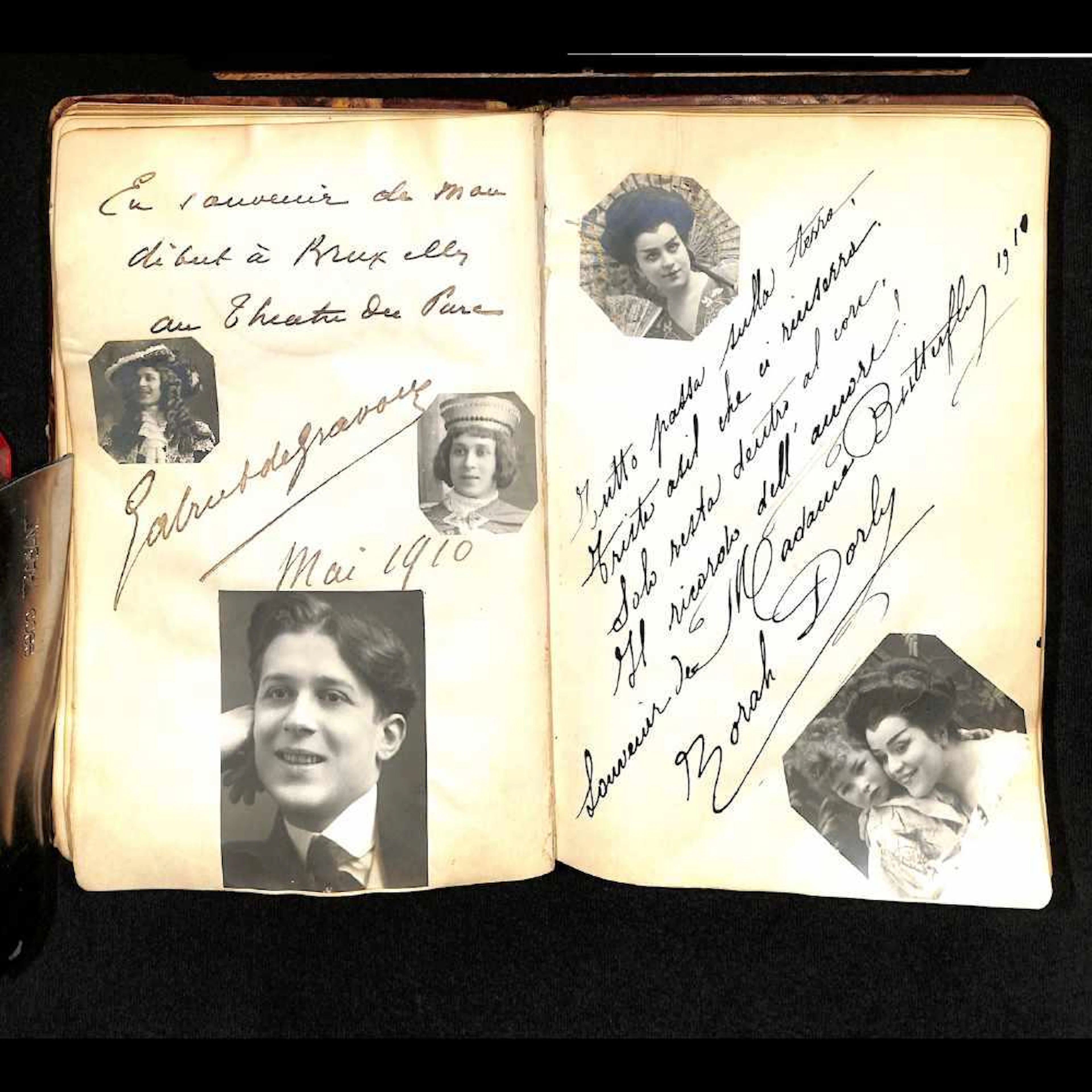 [AUTOGRAPHES] ARTISTES LYRIQUES, acteurs. Ensemble d'au