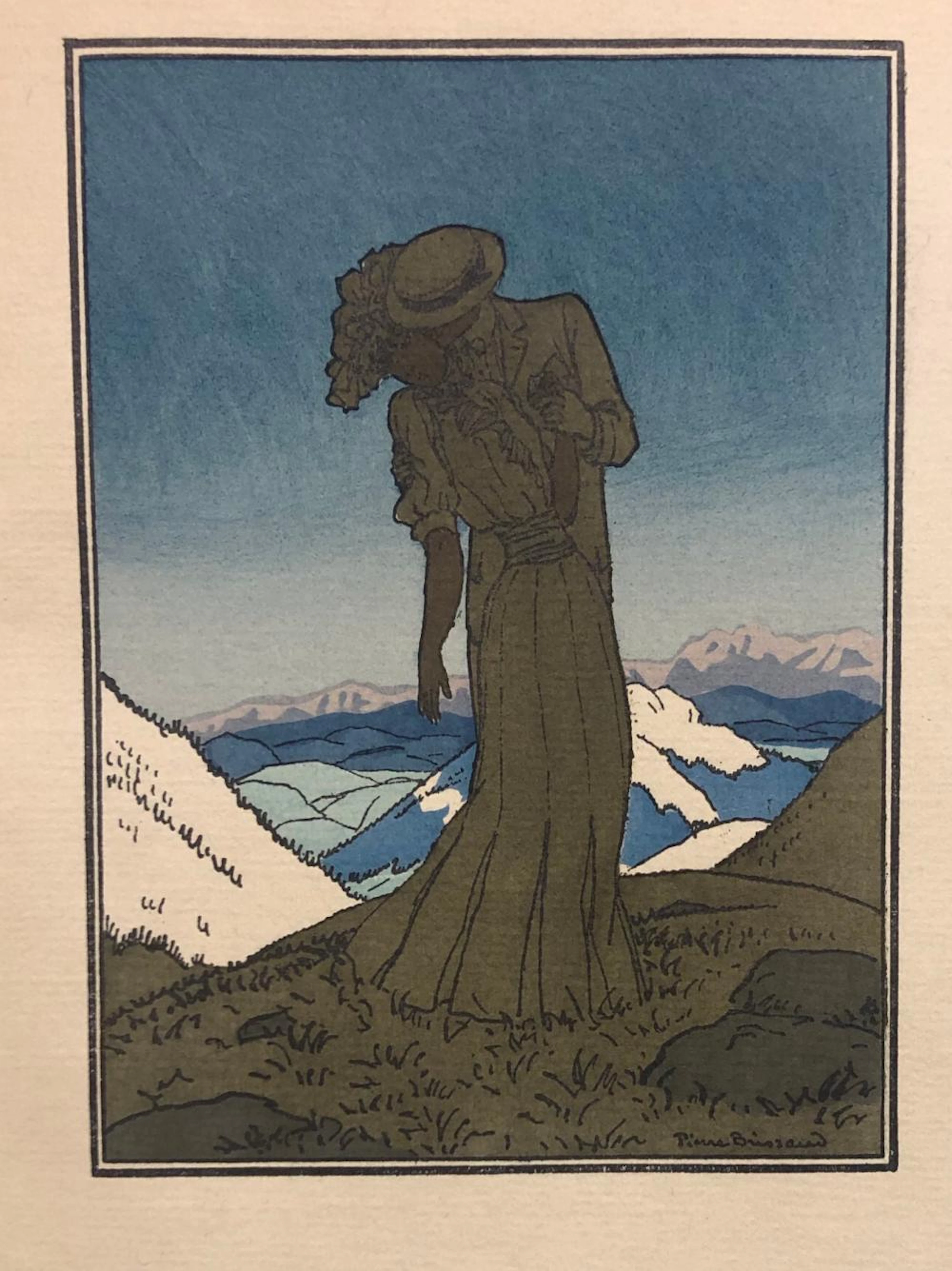 Claude FARRÈRE - Mademoiselle Dax jeune fille. Aquarell