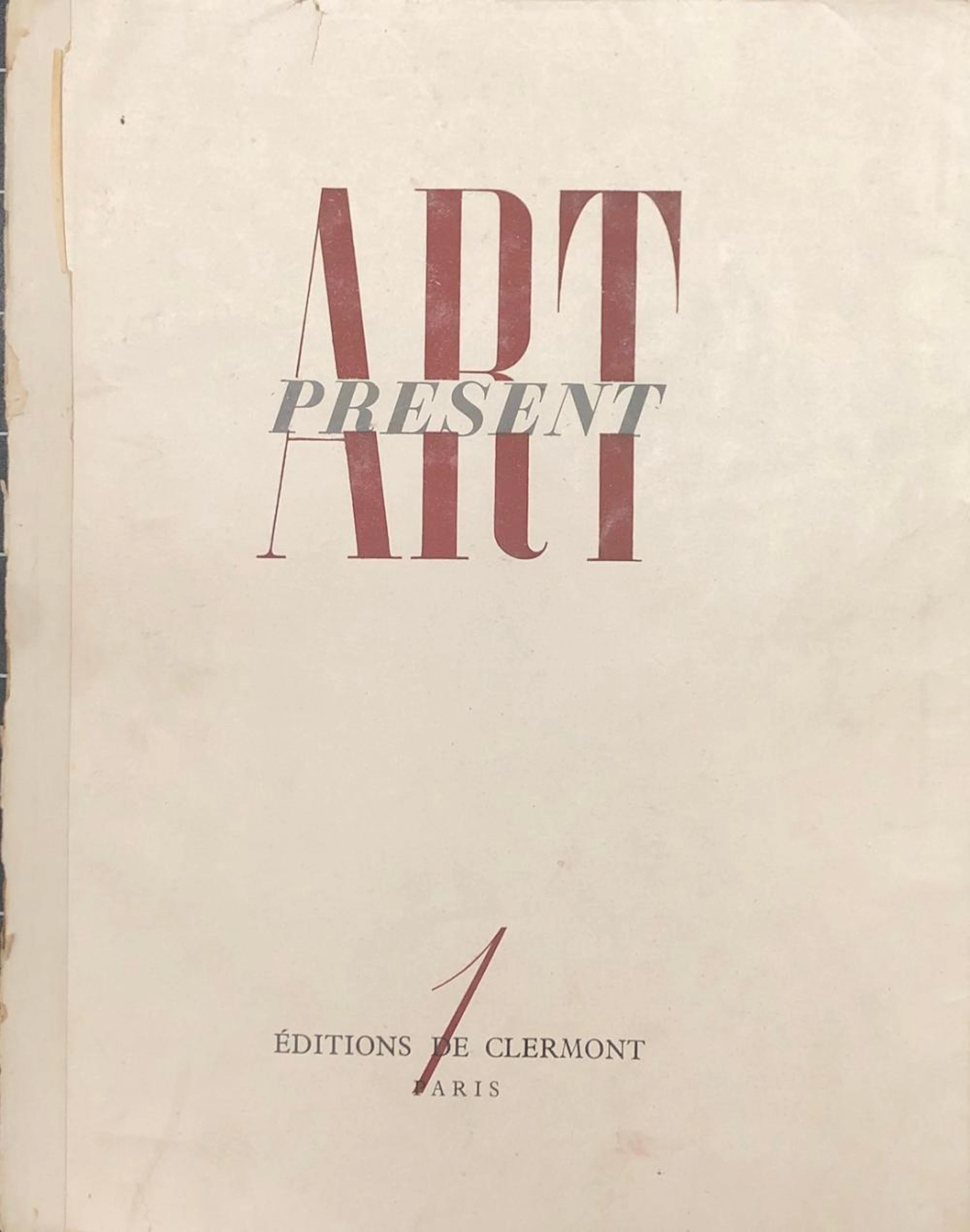 ART PRÉSENT. Revue bilingue d?arts plastiques. N° 1 [-