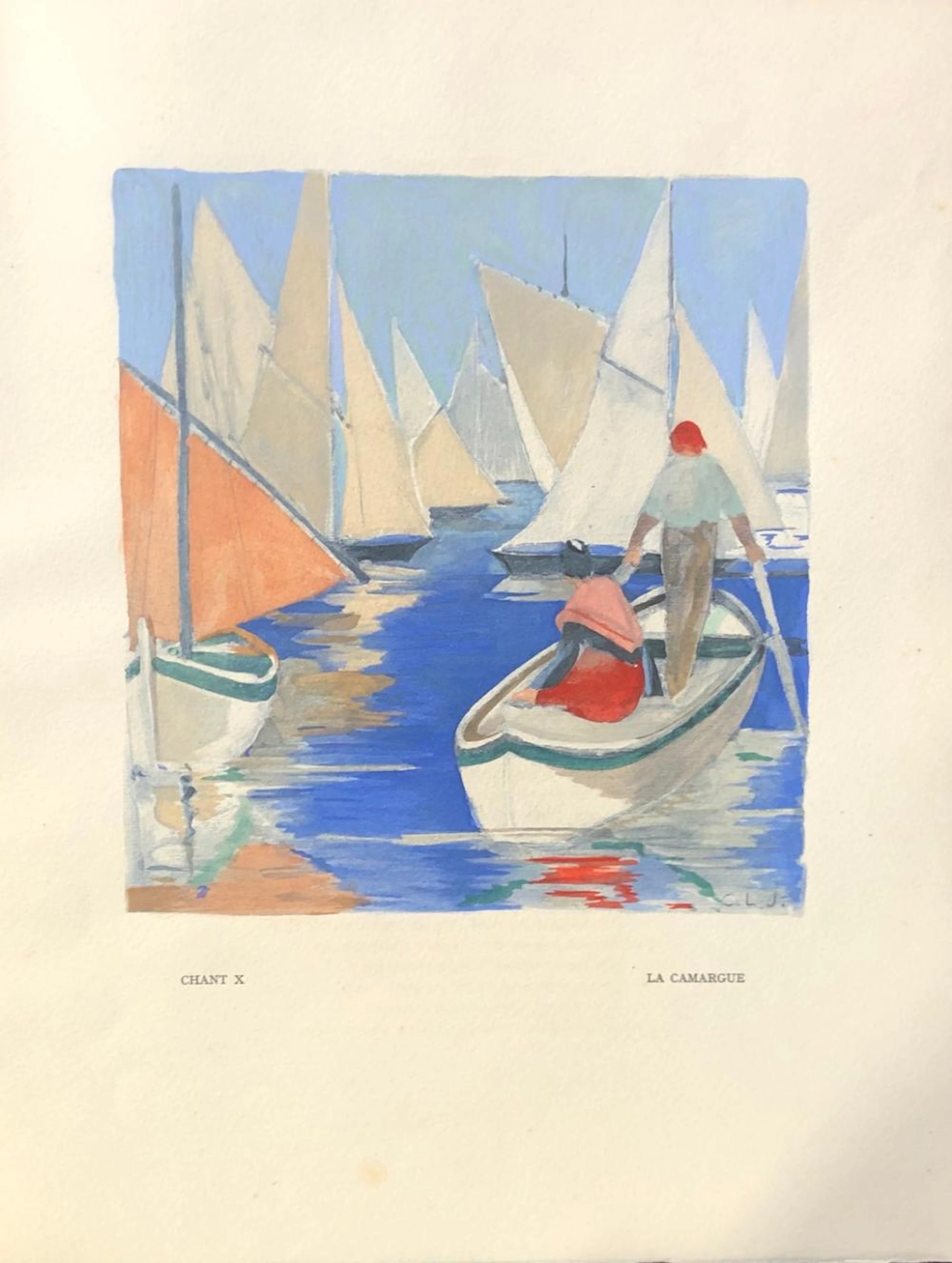 Frédéric MISTRAL - Mireille. Poème provençal. Aquarelle