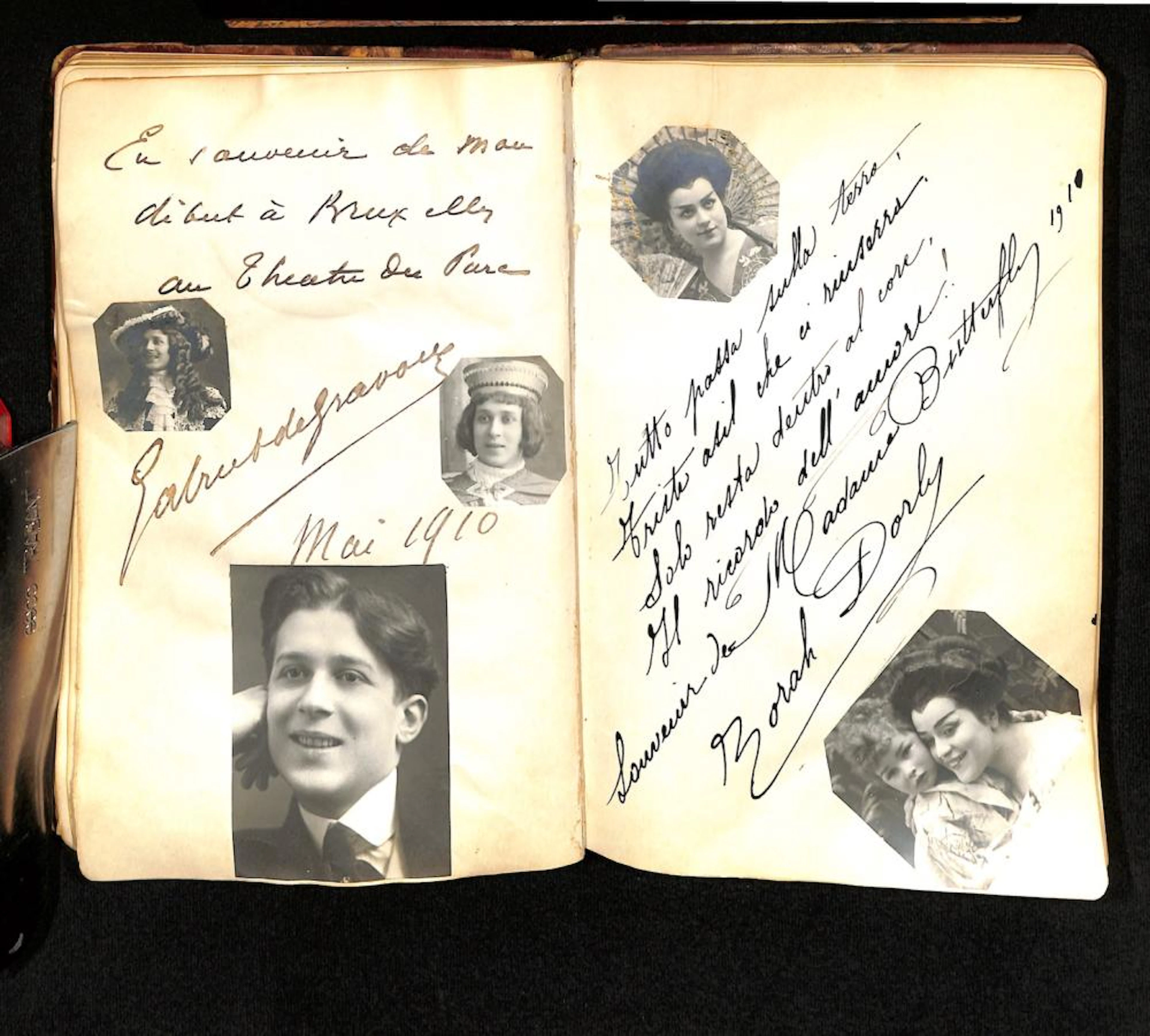 [AUTOGRAPHES] ARTISTES LYRIQUES, acteurs. Ensemble d'au