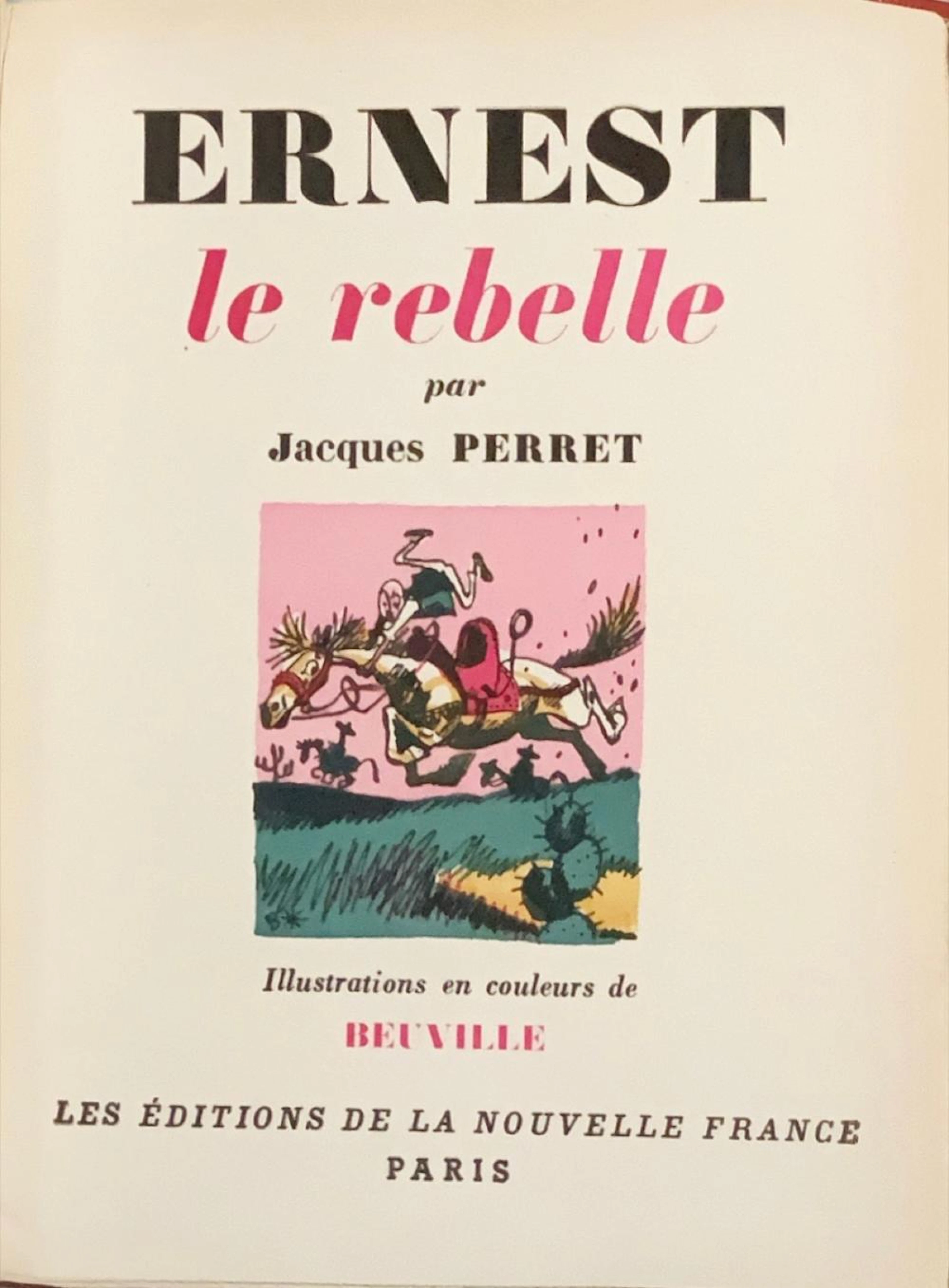 Jacques PERRET - Lot de 3 publications illustrées par B
