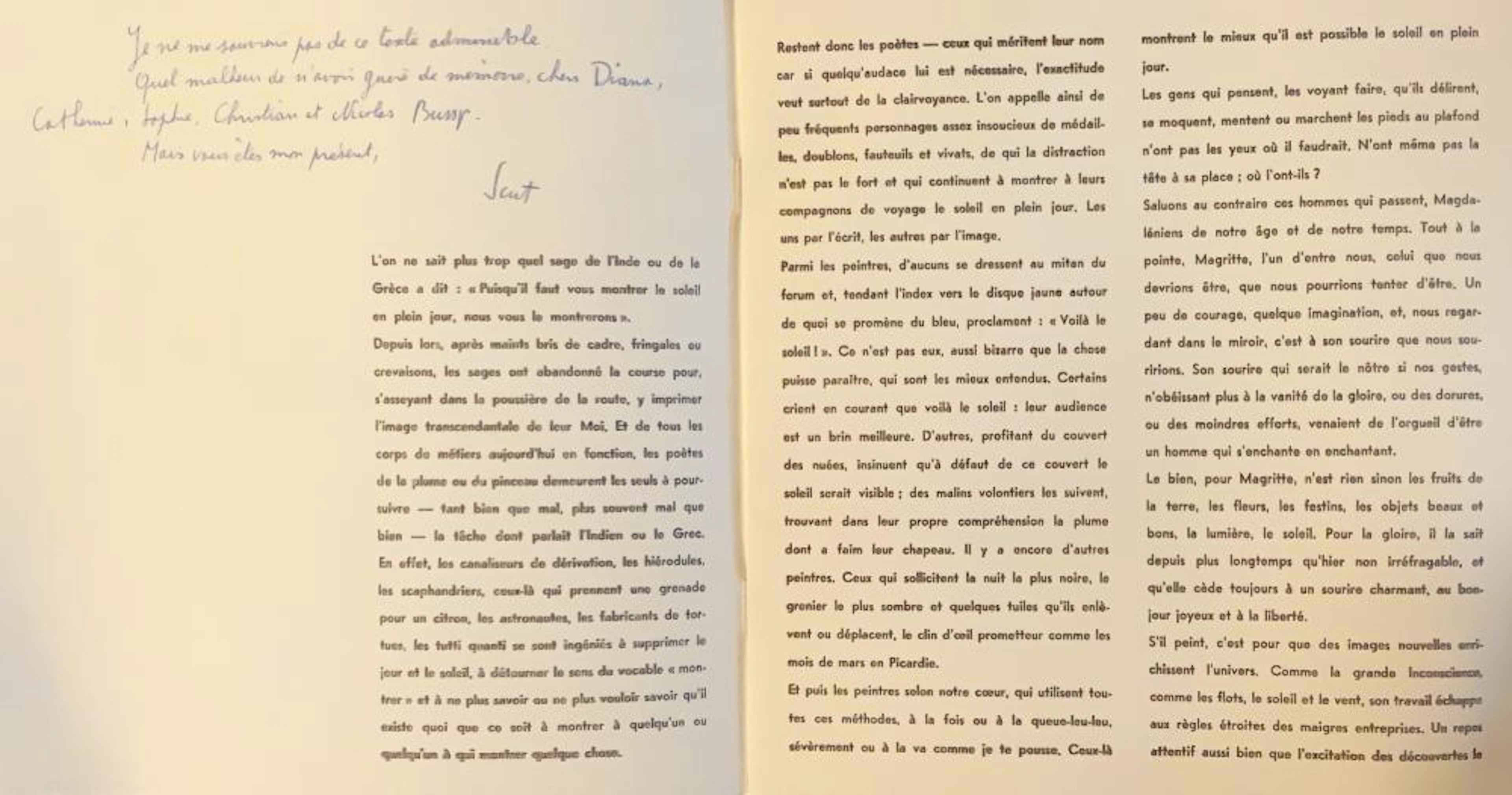 [RENÉ MAGRITTE] Louis SCUTENAIRE - Magritte. [Catalogue