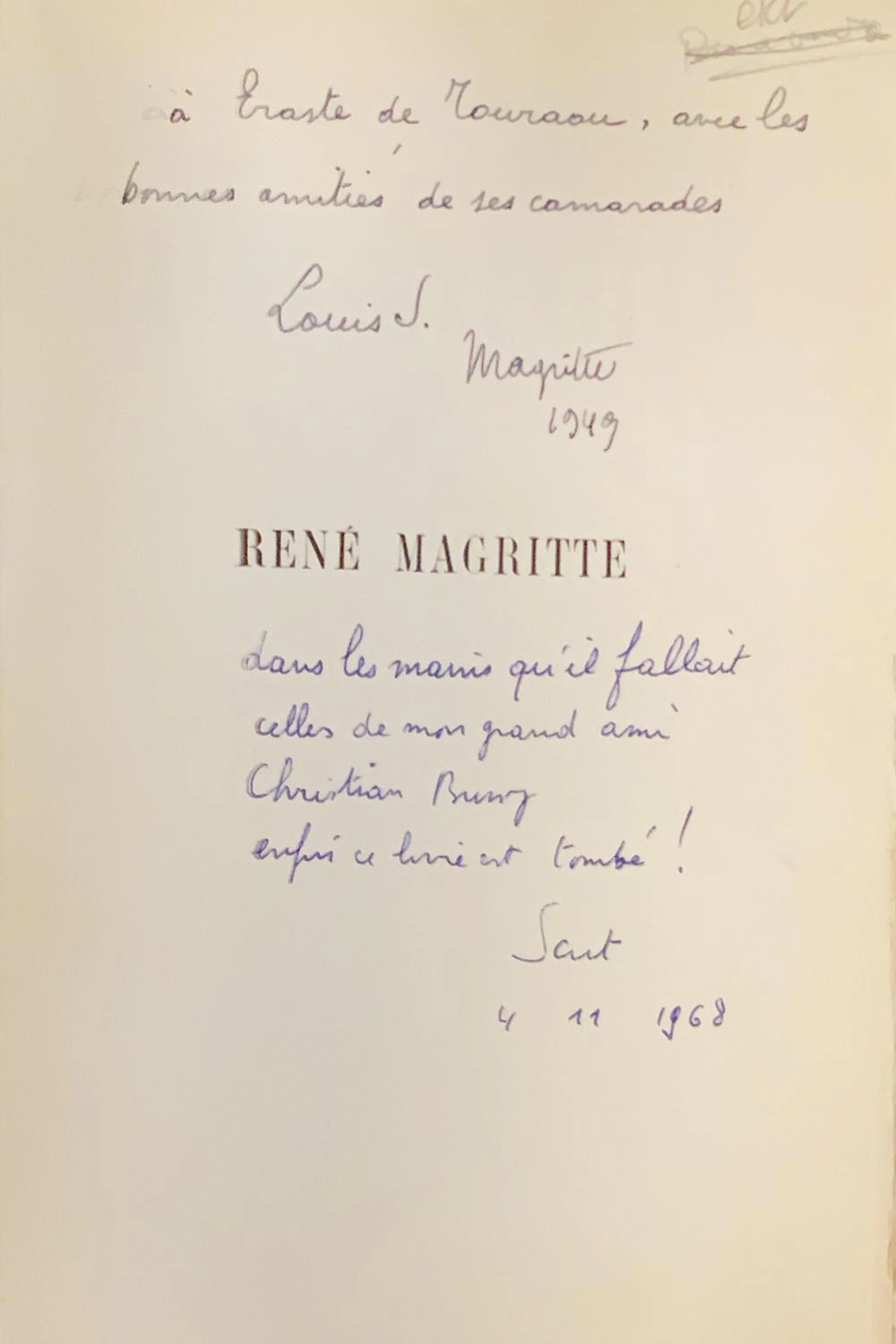 [RENÉ MAGRITTE] Louis SCUTENAIRE - Magritte.