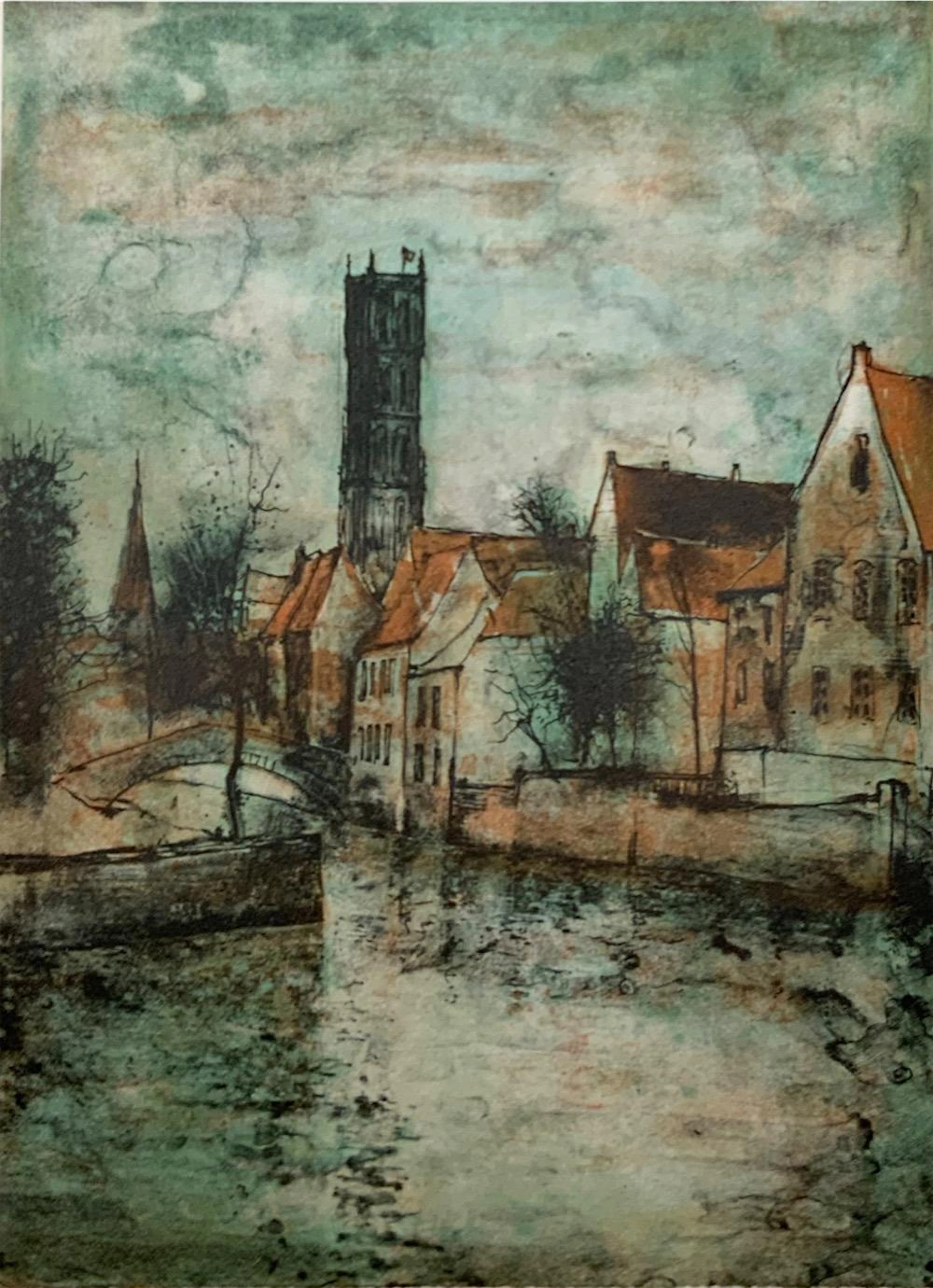 Émile VERHAEREN - Florilège du plat pays. Lithographies