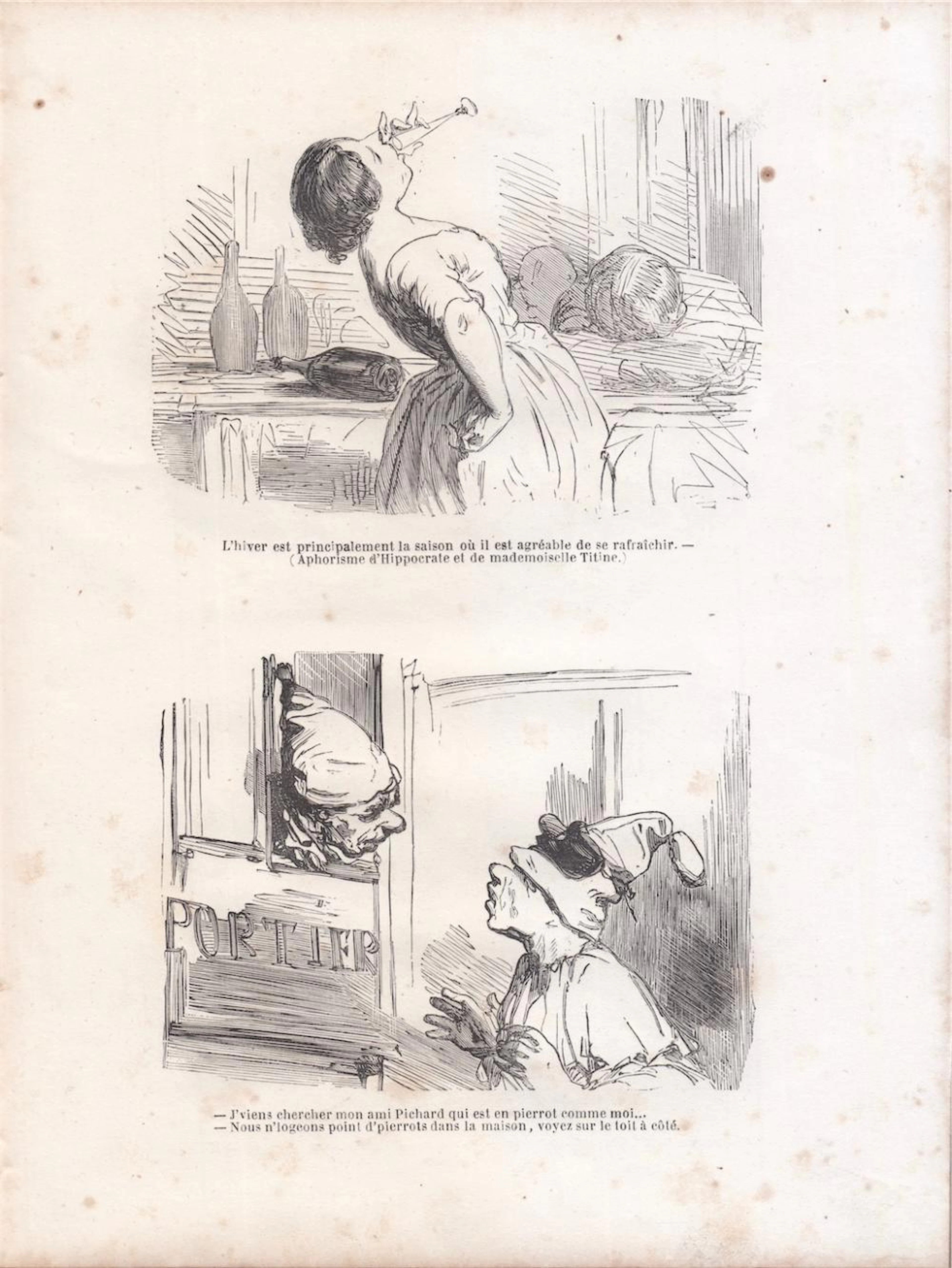 Amédée de NOÉ pseudonyme de CHAM / BARIC / ÉDOUARD DE B