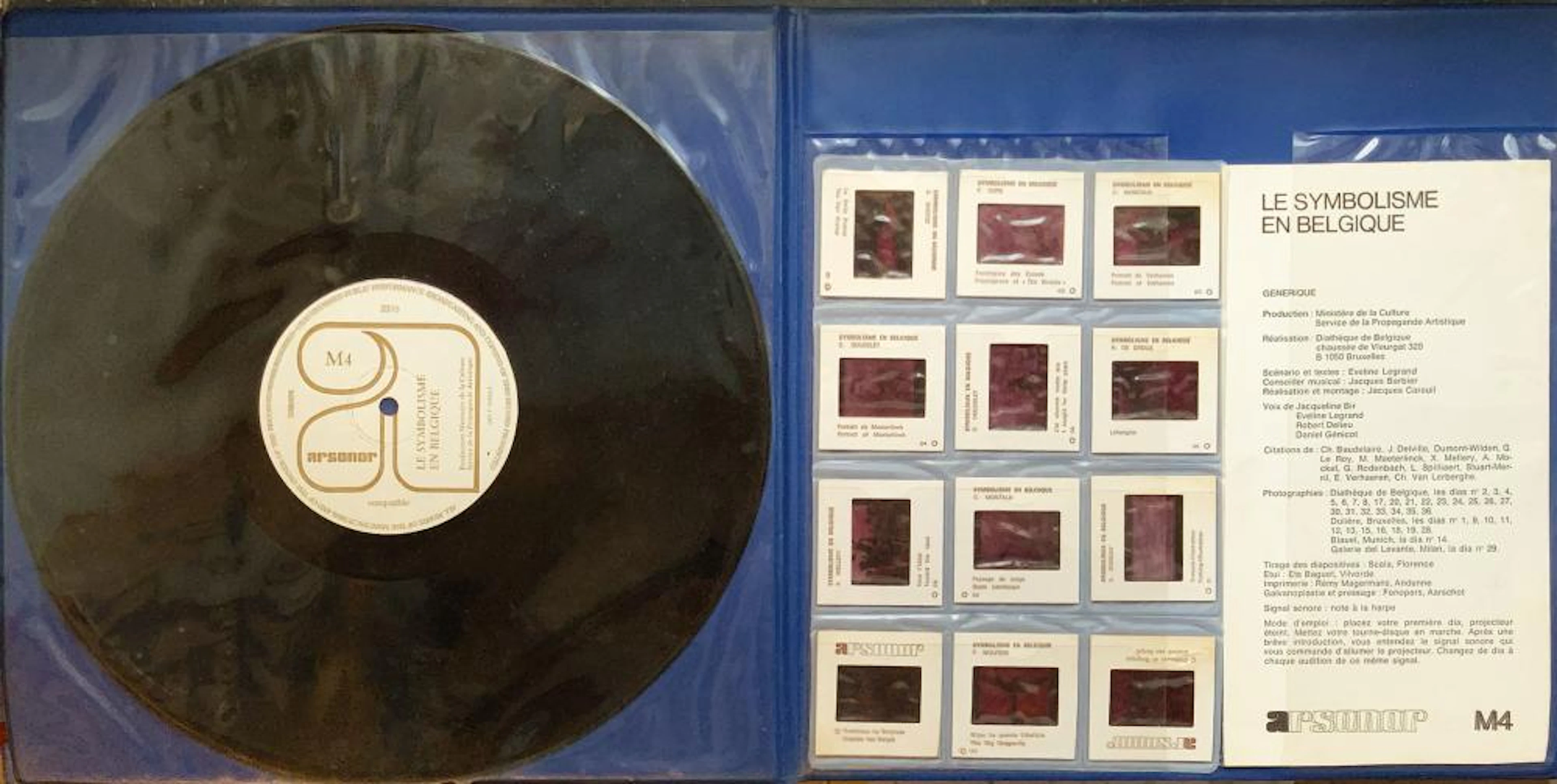 [SYMBOLISME]. Lot de 4 catalogues d'exposition & 1 disque