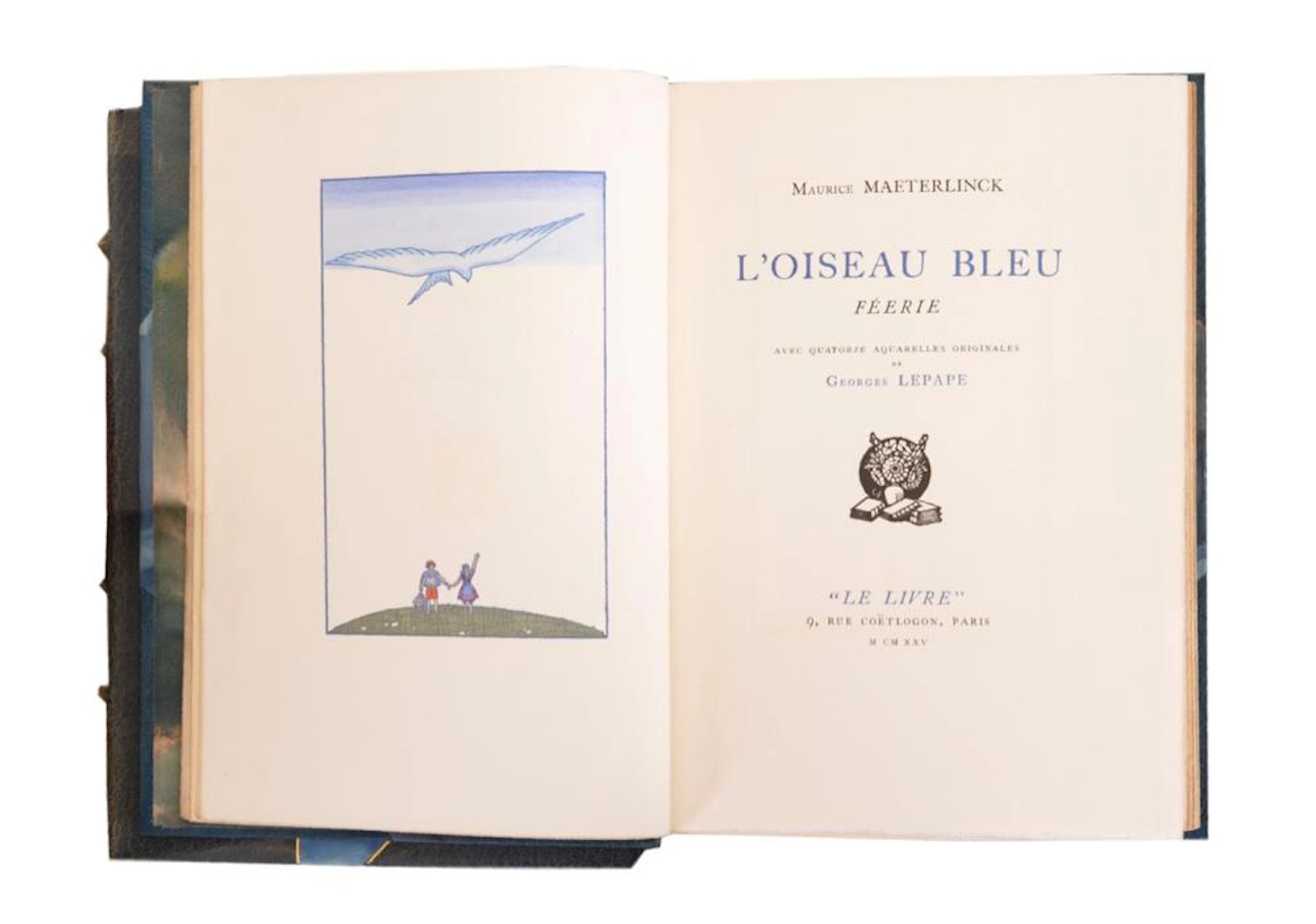 Maurice MAETERLINCK / GEORGES LEPAPE - L'Oiseau bleu. F