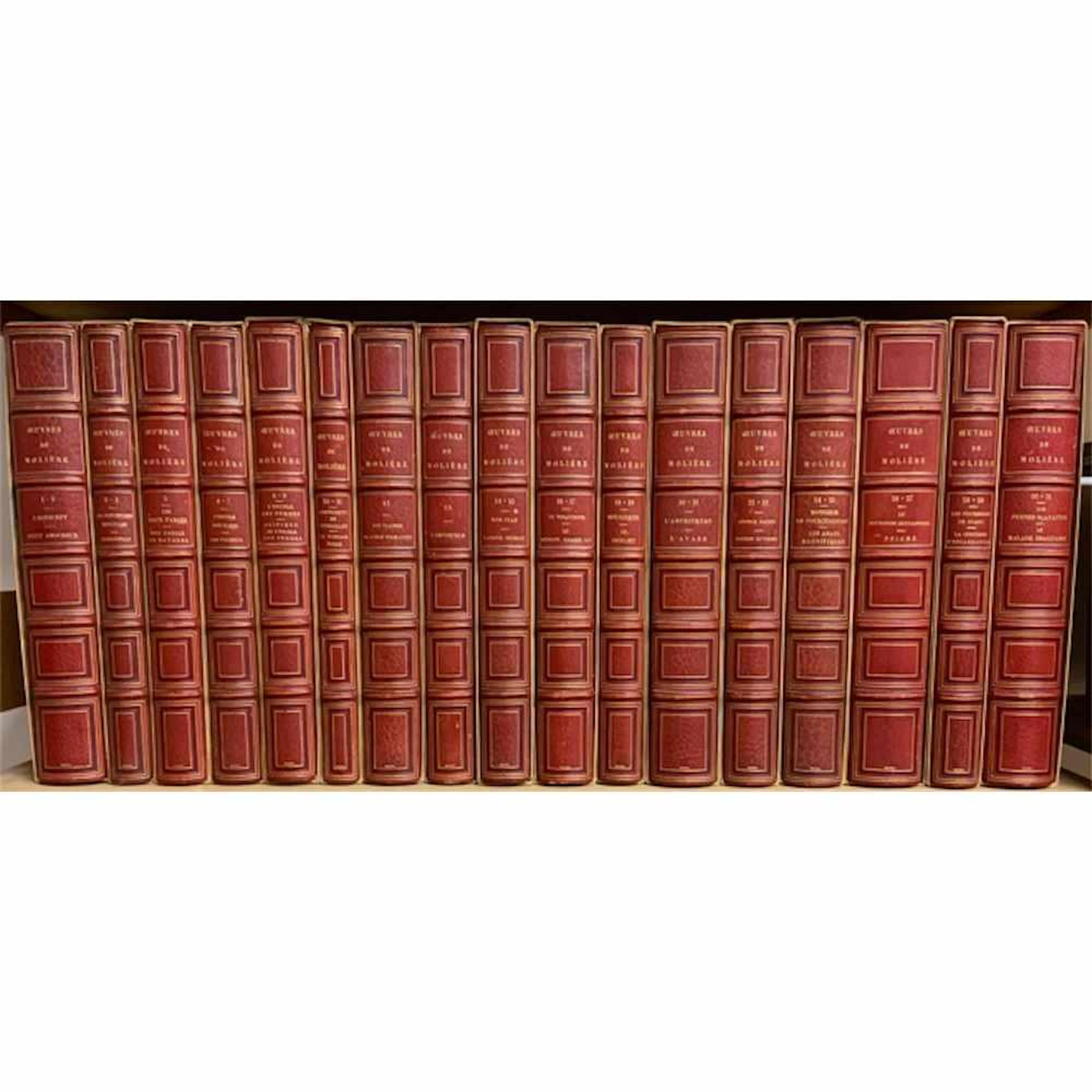 MOLIÈRE - Oeuvres. Illustrations par Jacques LEMAN [et