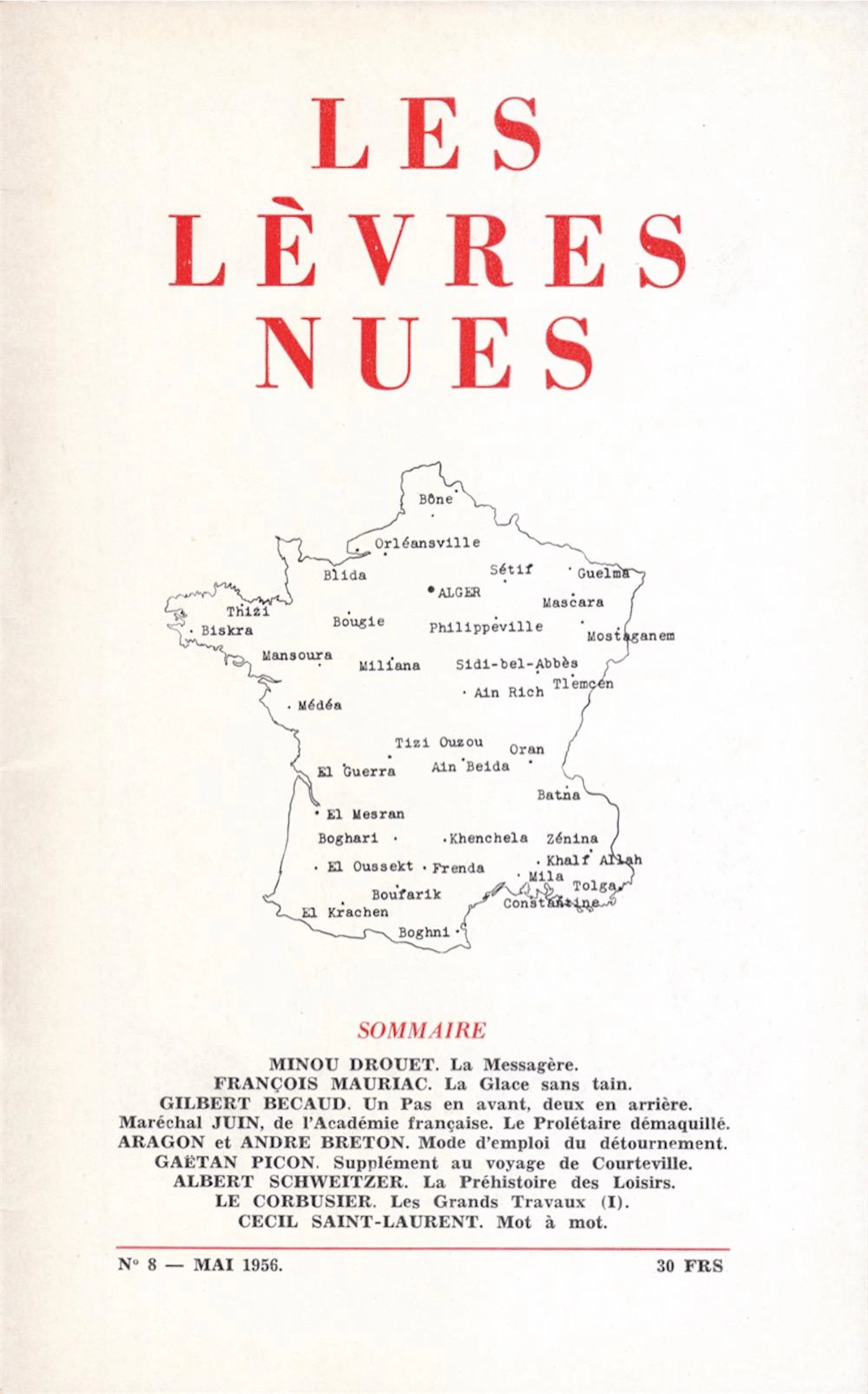 LES LÈVRES NUES. Revue trimestrielle. 1 [-12].