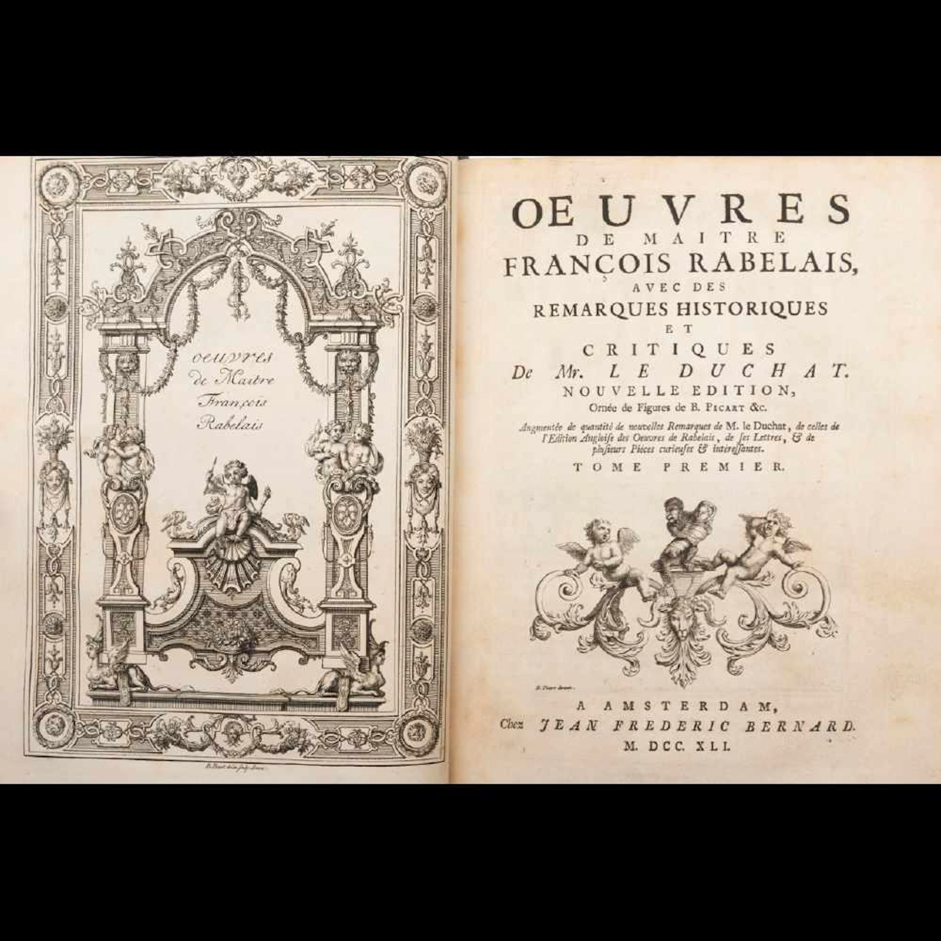 FRANÇOIS RABELAIS - OEUVRES [...], AVEC DES REMARQUES H