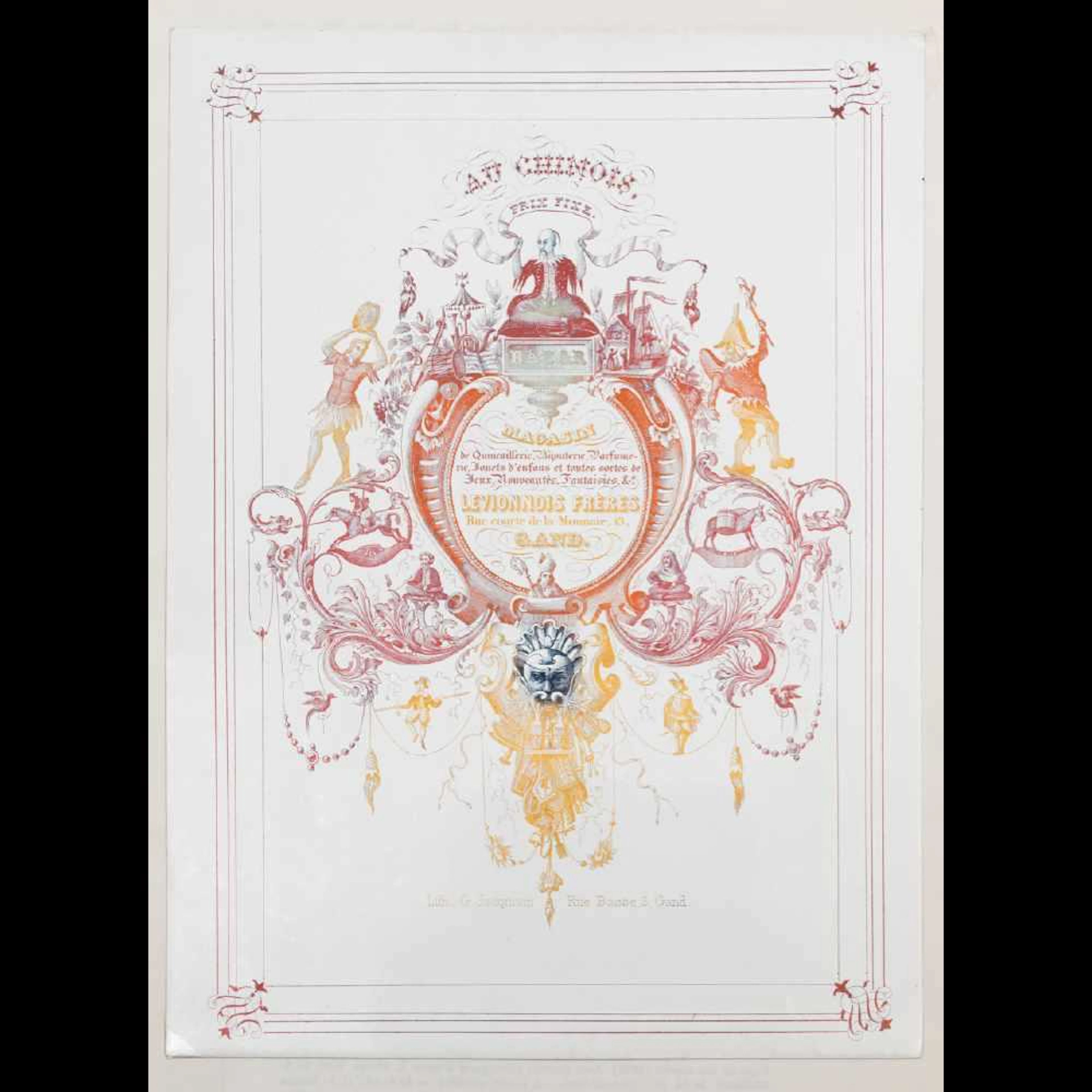 CARTES PORCELAINE : TAILLEURS, CHAPELIERS, GANTIERS, DE