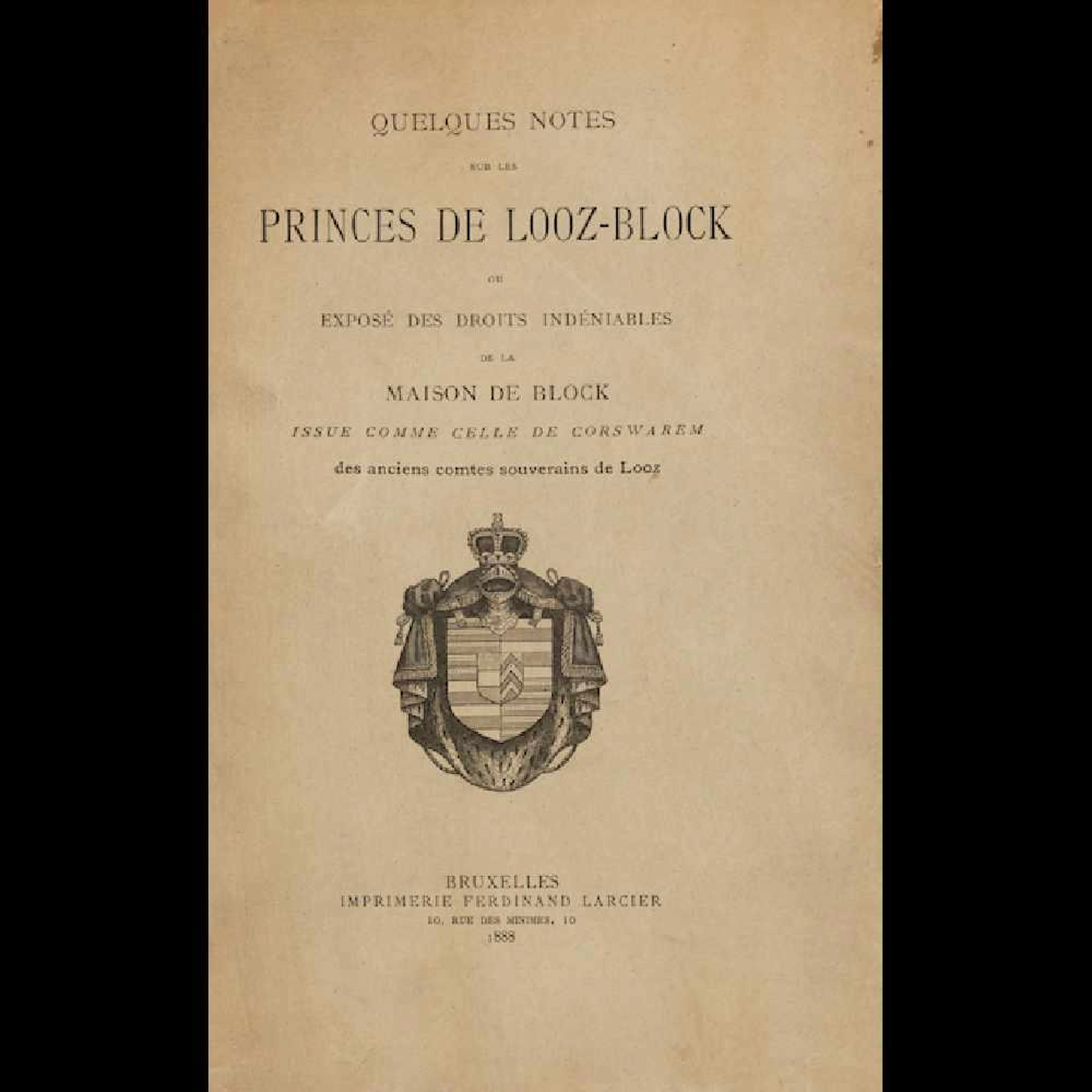 [BLOCK, LICHTERVELDE, LIGNE, POSWICK... ]- Lot de 8 gé