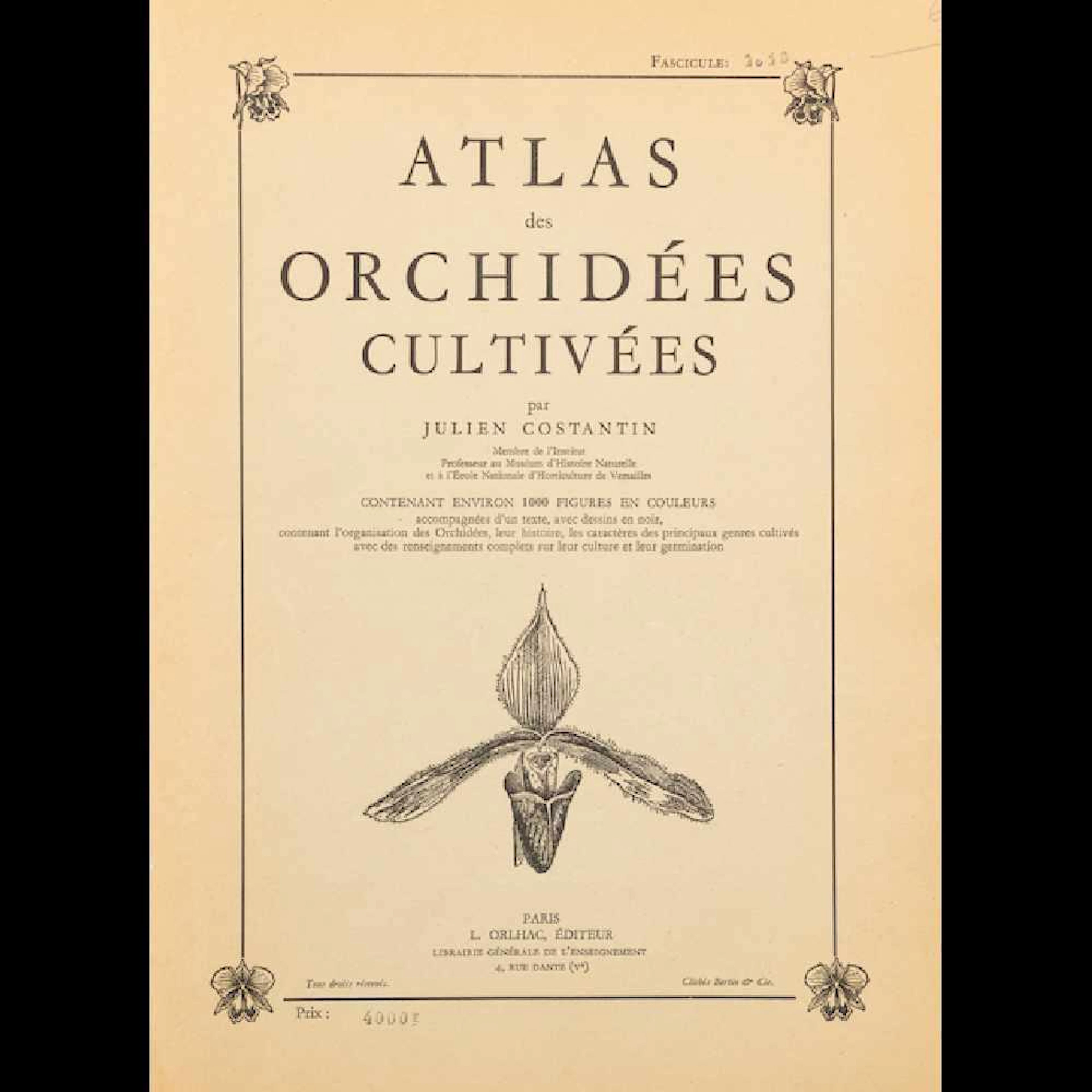 Julien COSTANTIN - Atlas en couleurs des orchidées cult