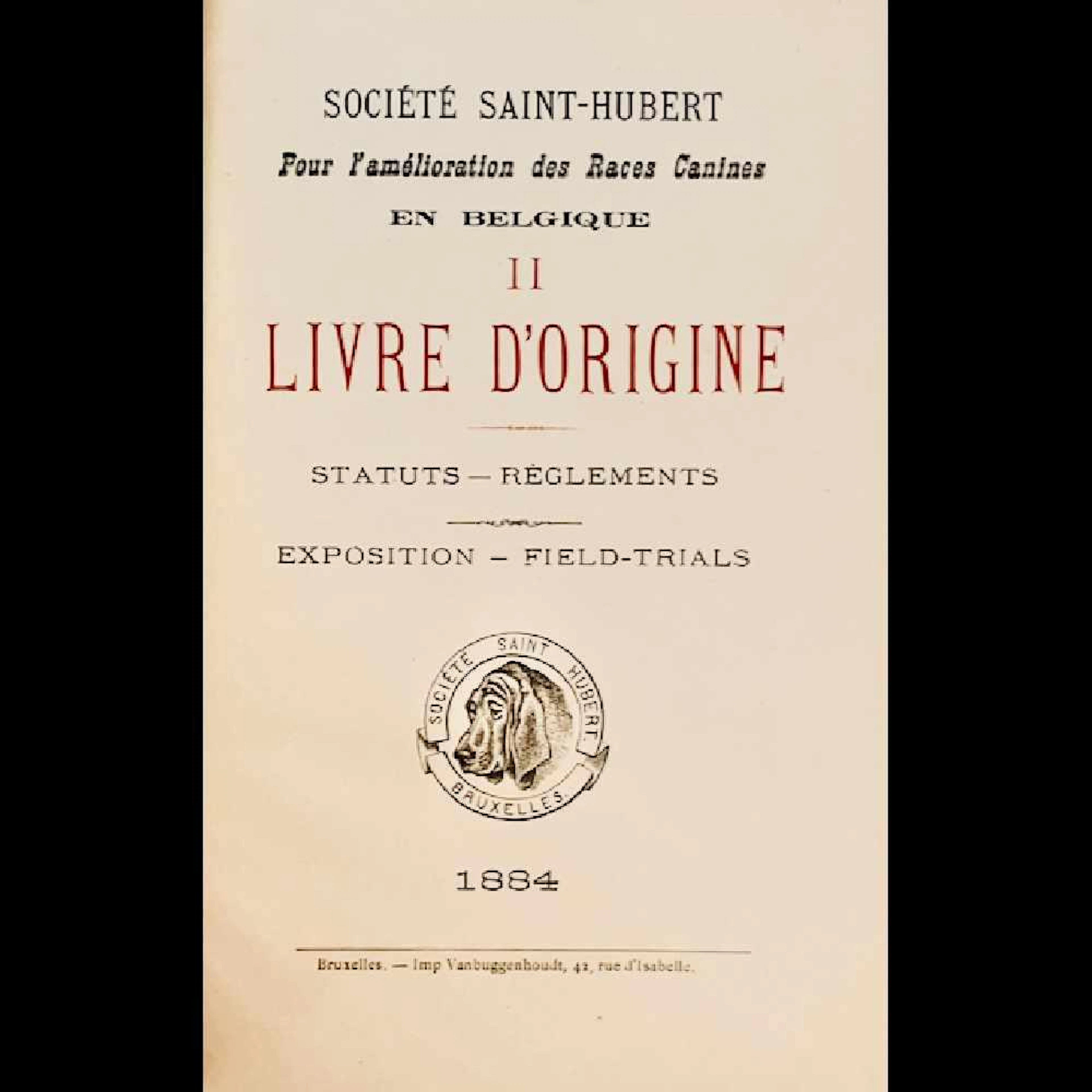 SOCIÉTÉ SAINT-HUBERT, pour l'amélioration des races ca