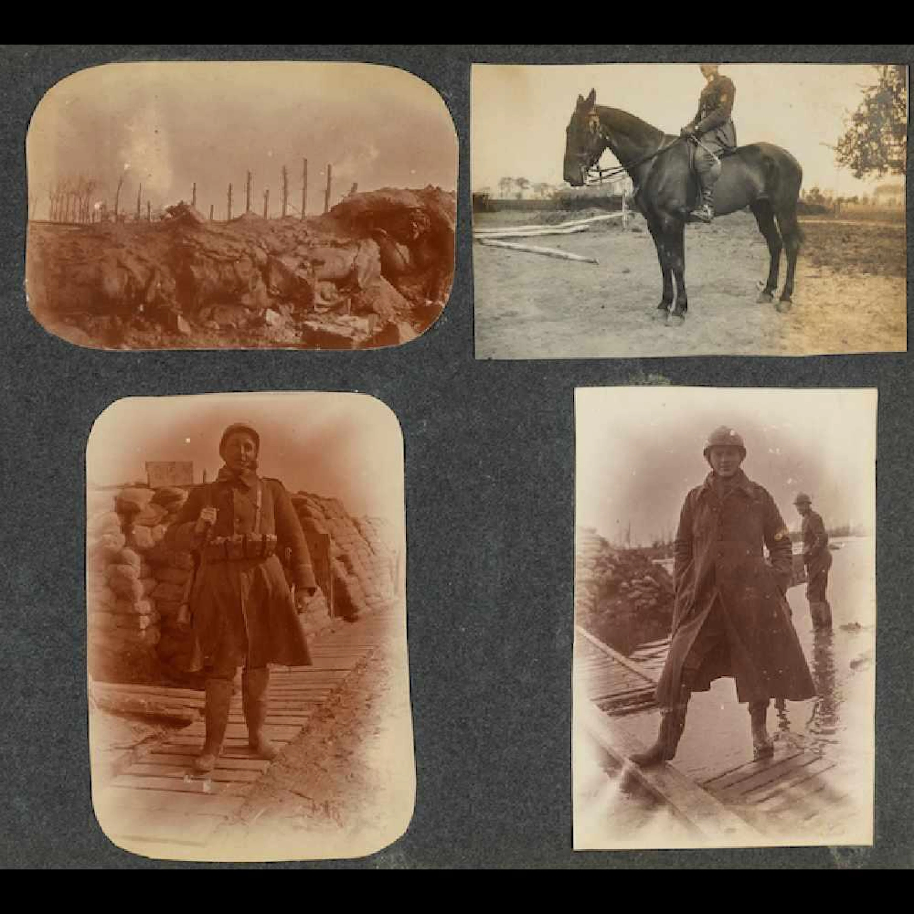 [GUERRE 1914-1918] Marc DESSAIN - Album de 94 photograp