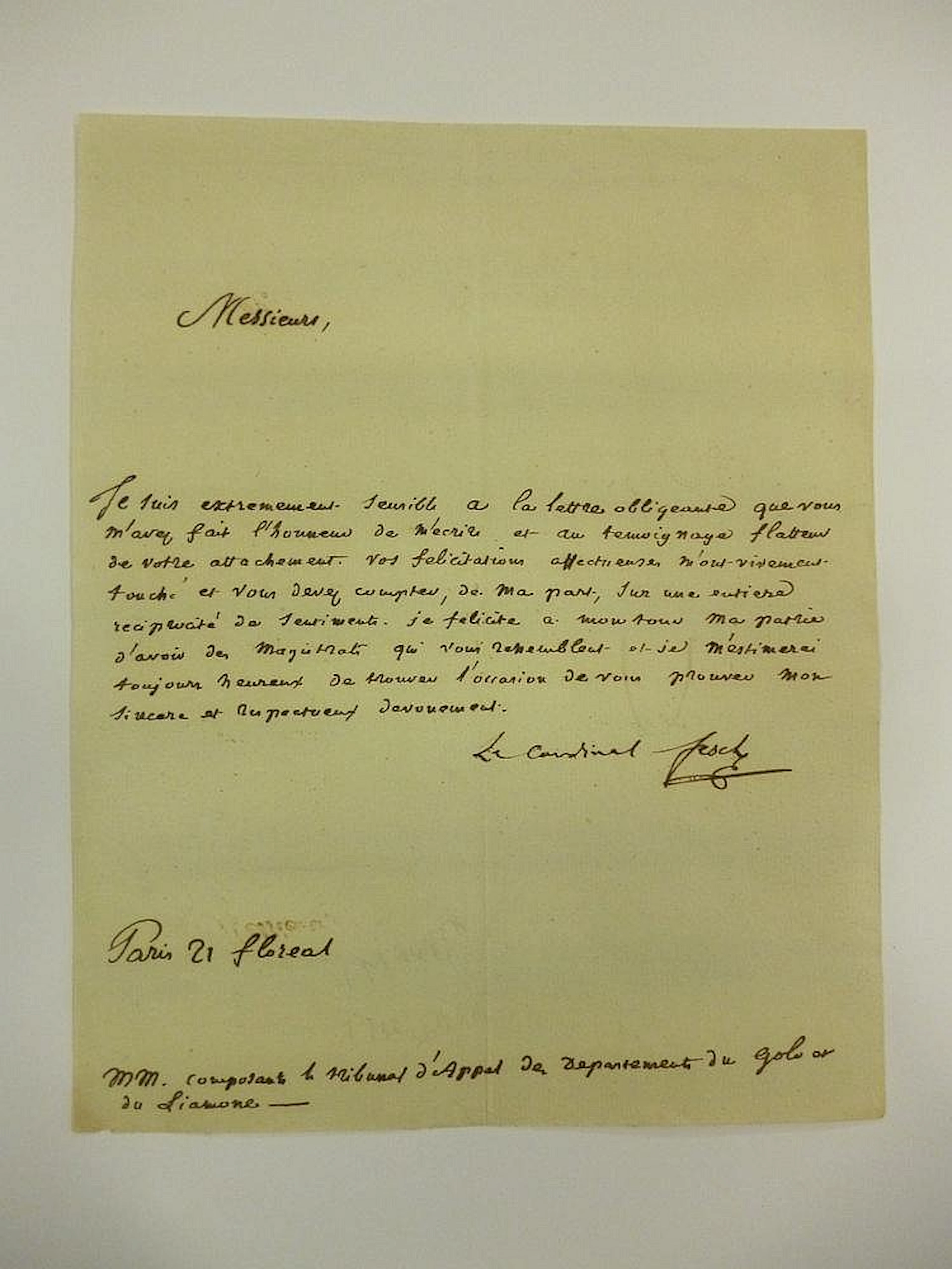 Joseph, cardinal FESCH (1763-1839) oncle de Napoléon