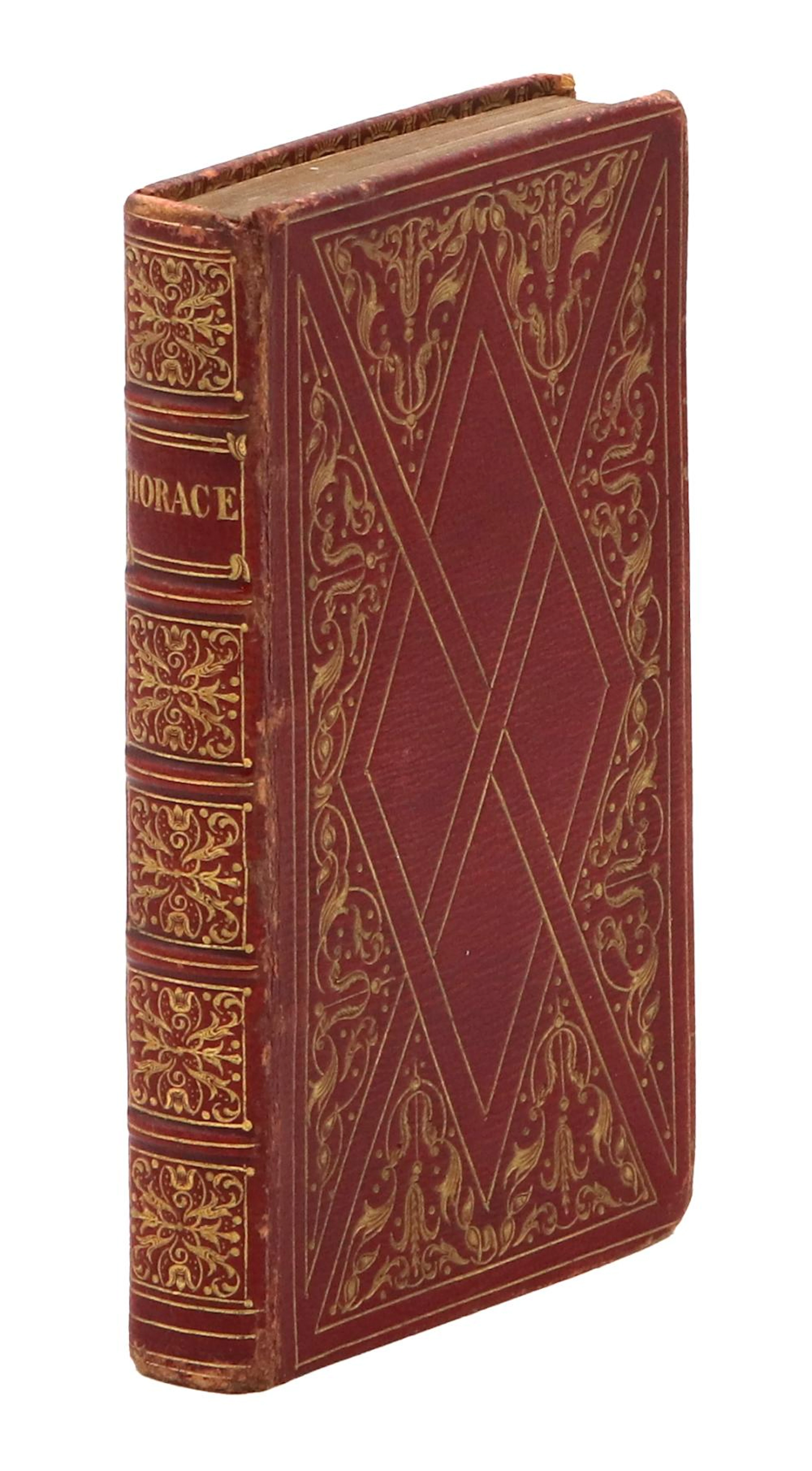 [TRANCHE PEINTE]. HORACE.