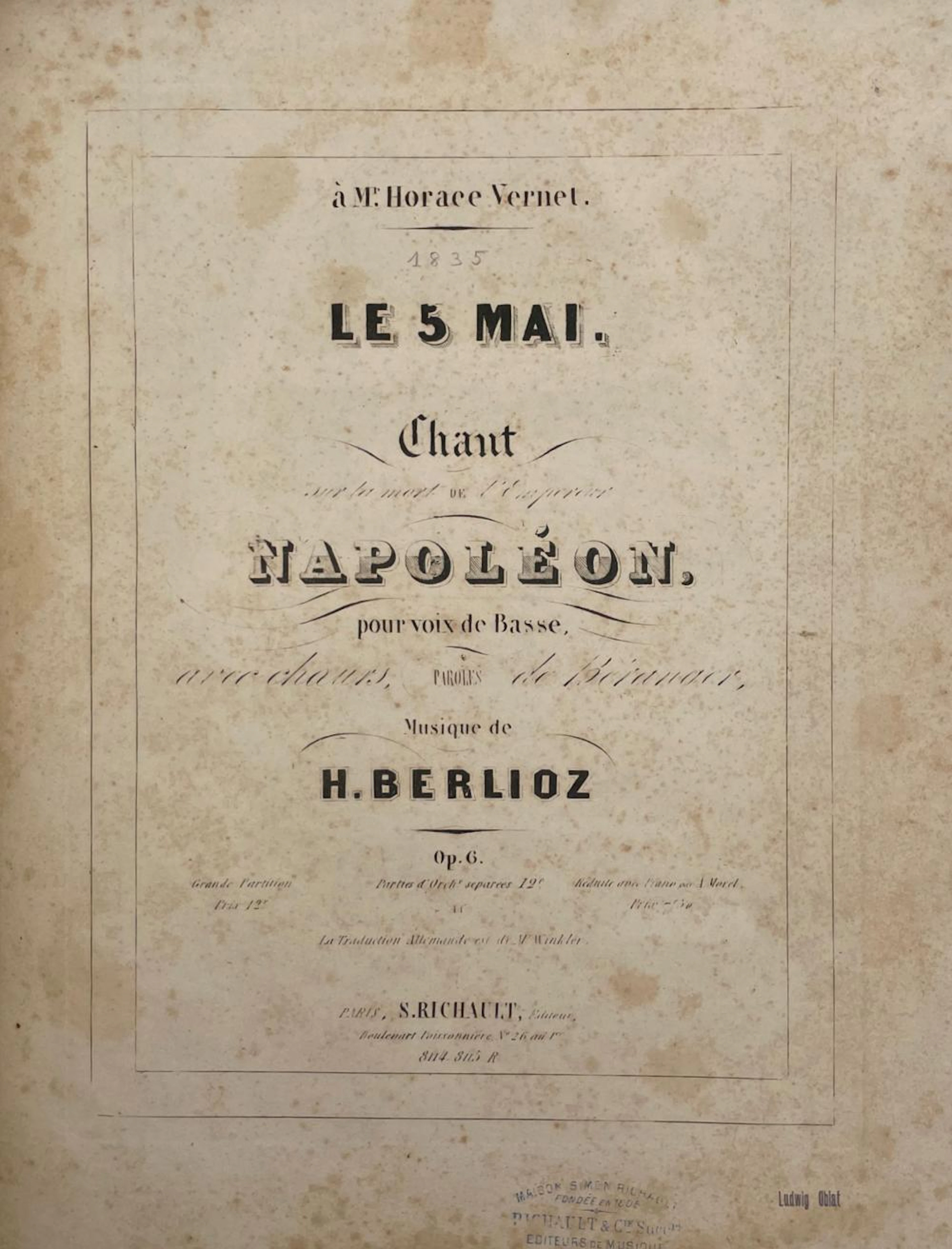 BERLIOZ (Hector).