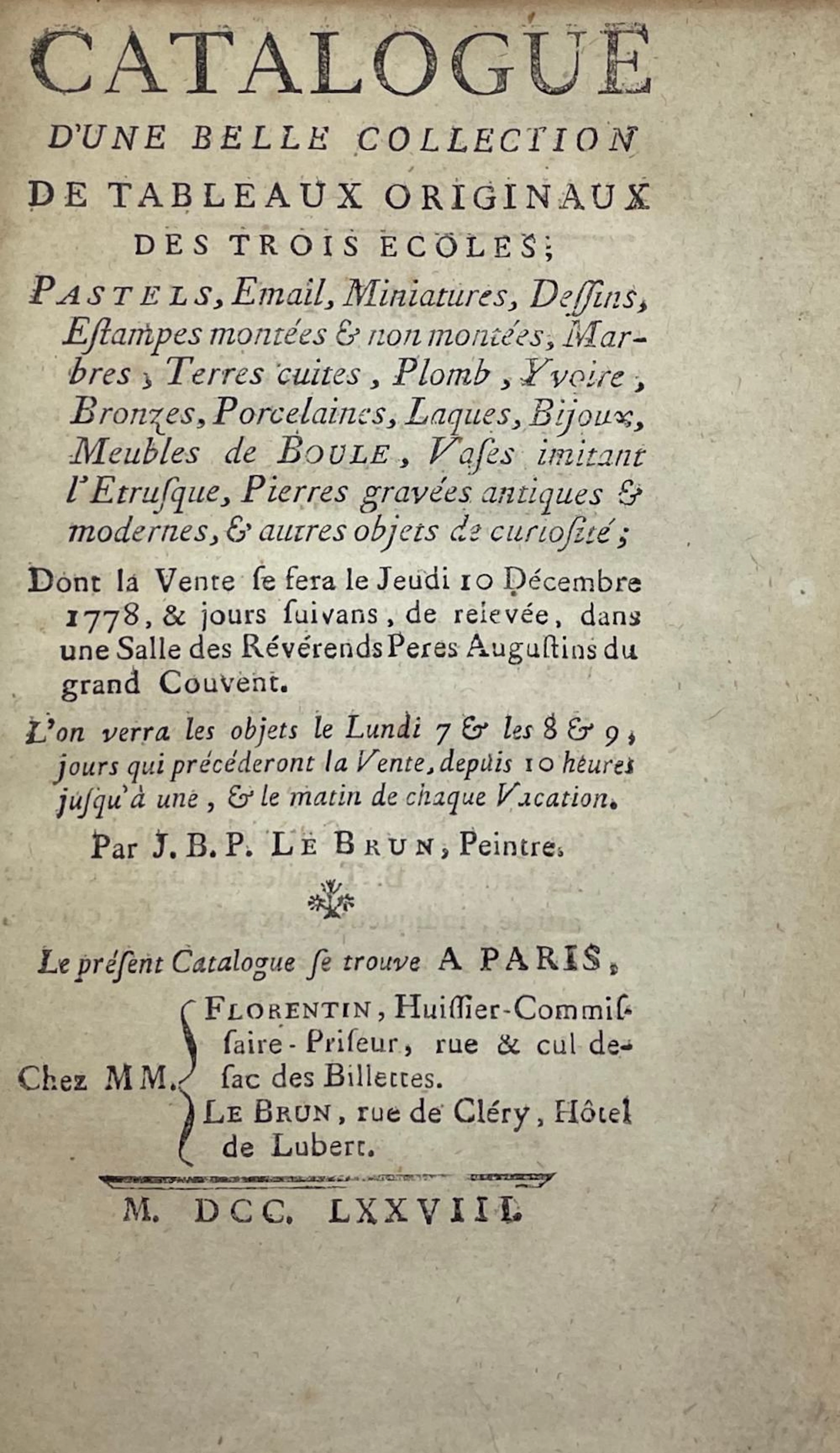 LEBRUN (Jean-Baptiste-Pierre).