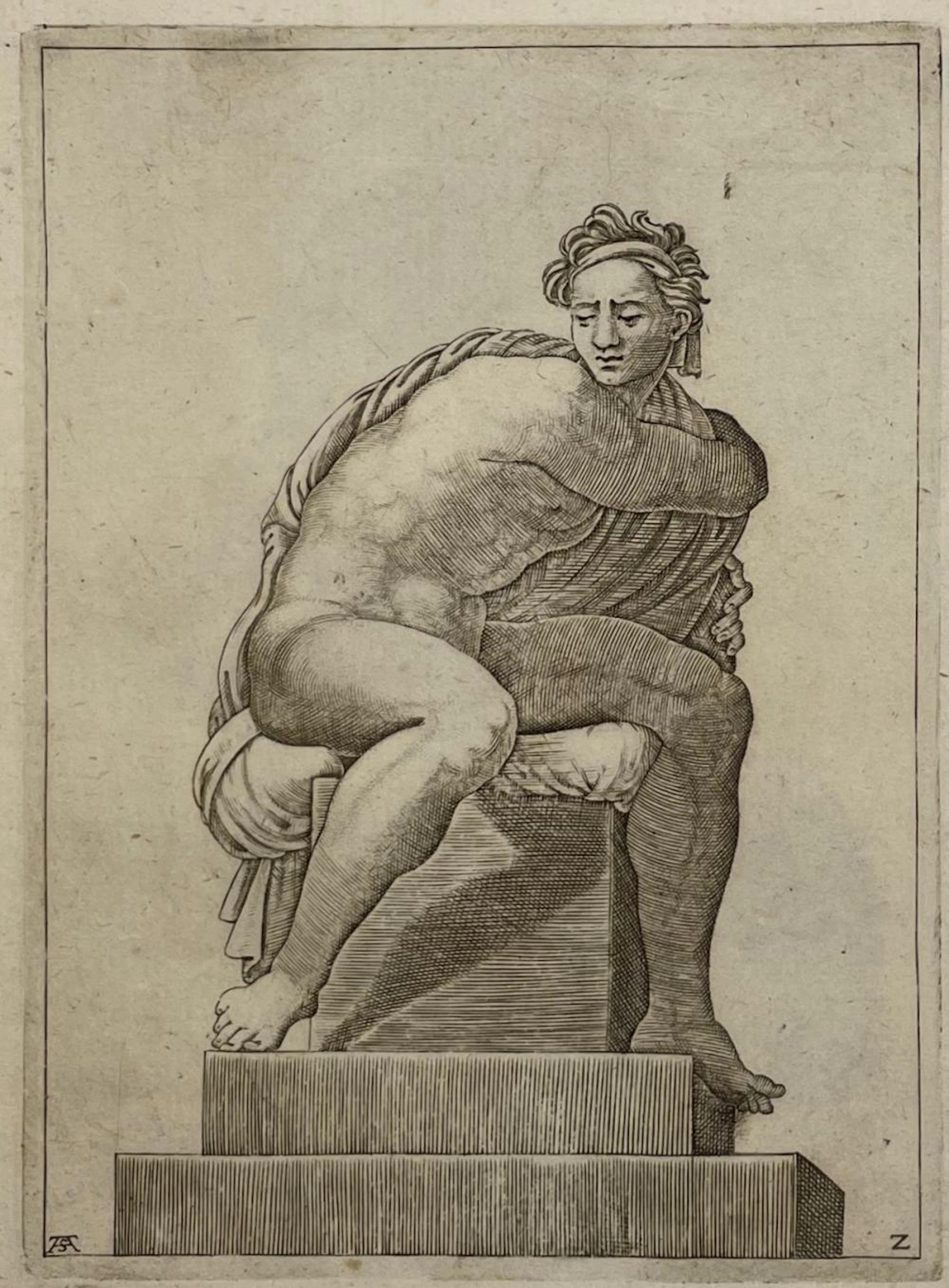 [MICHEL-ANGE]. GHISI (Adamo).