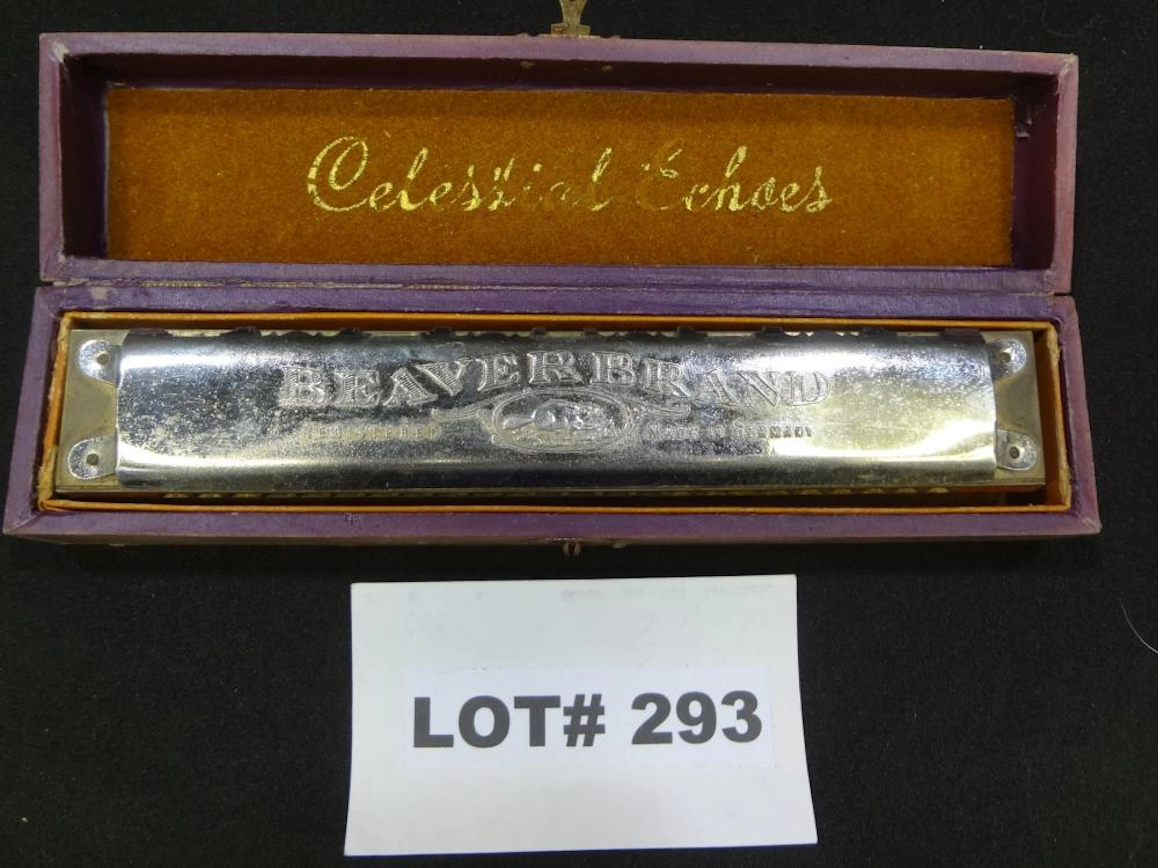 Antique Beaver brand Celestial Echoes harmonica