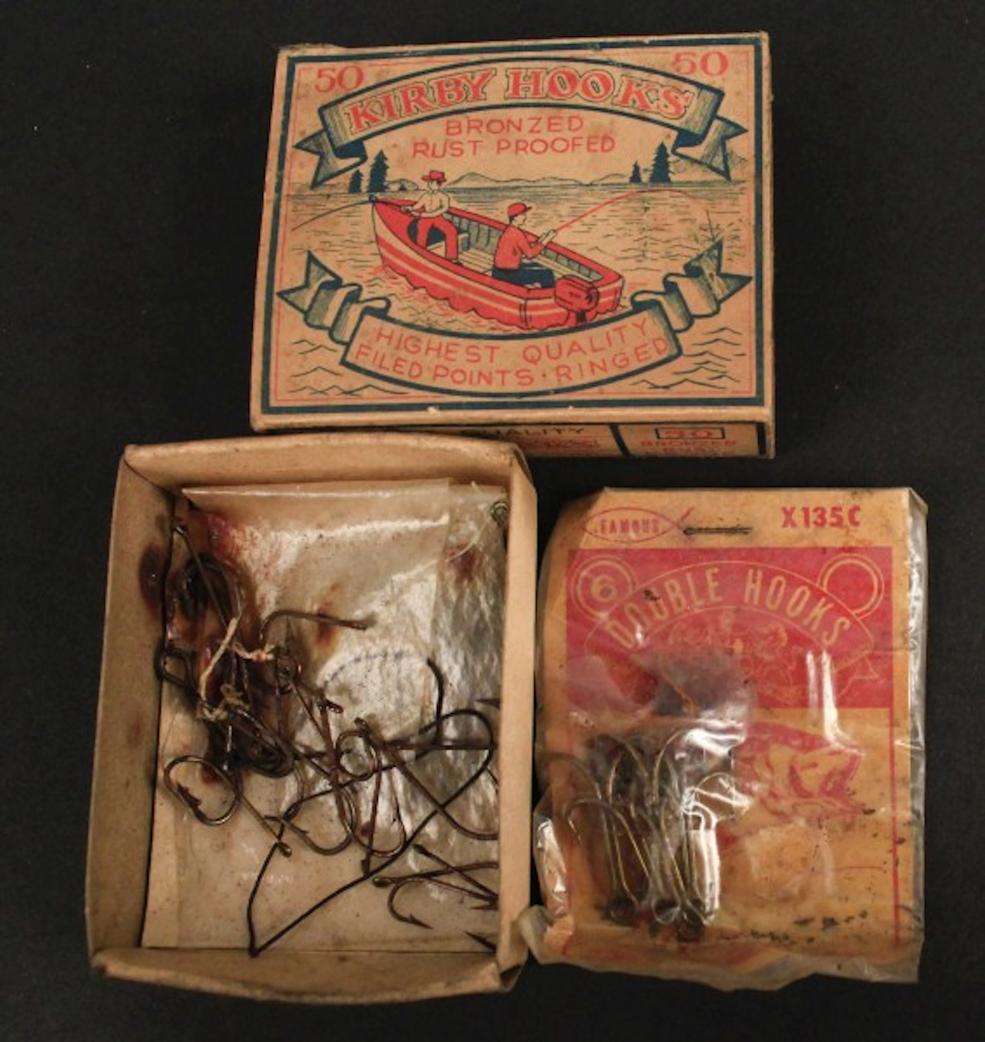 Kirby Vintage Fishing Hooks in Box