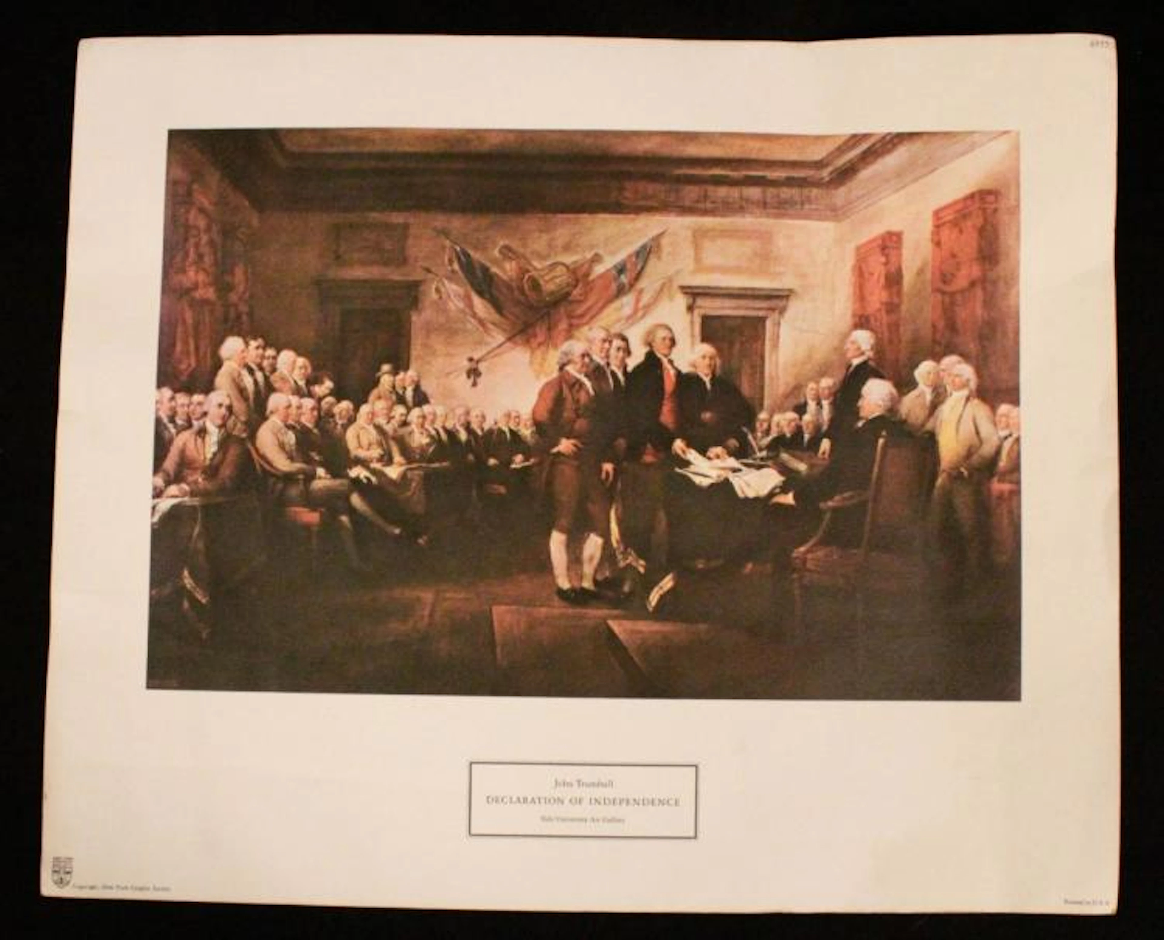 New York Graphic Society Prints - Trumbull, Leutze