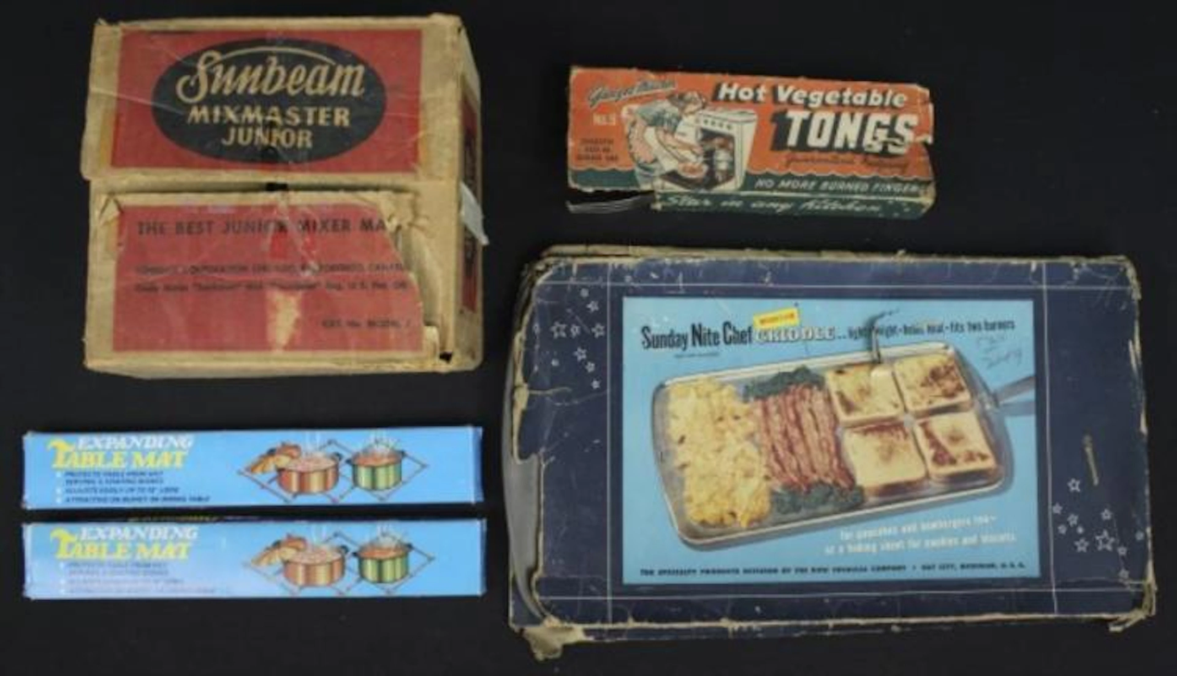 Vintage Cooking Set in Original Boxes - Cool!