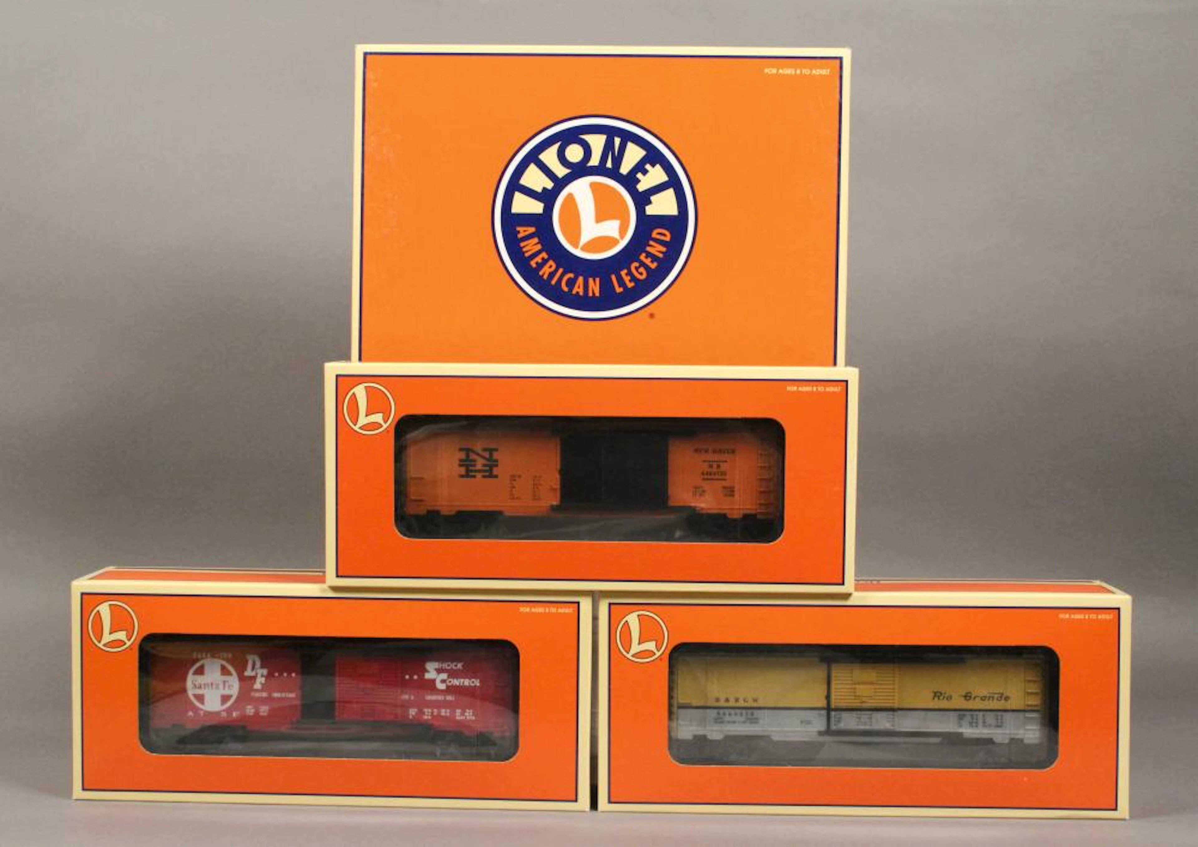 Lionel 6-29289 3 Car BC Series #4 Box Cars