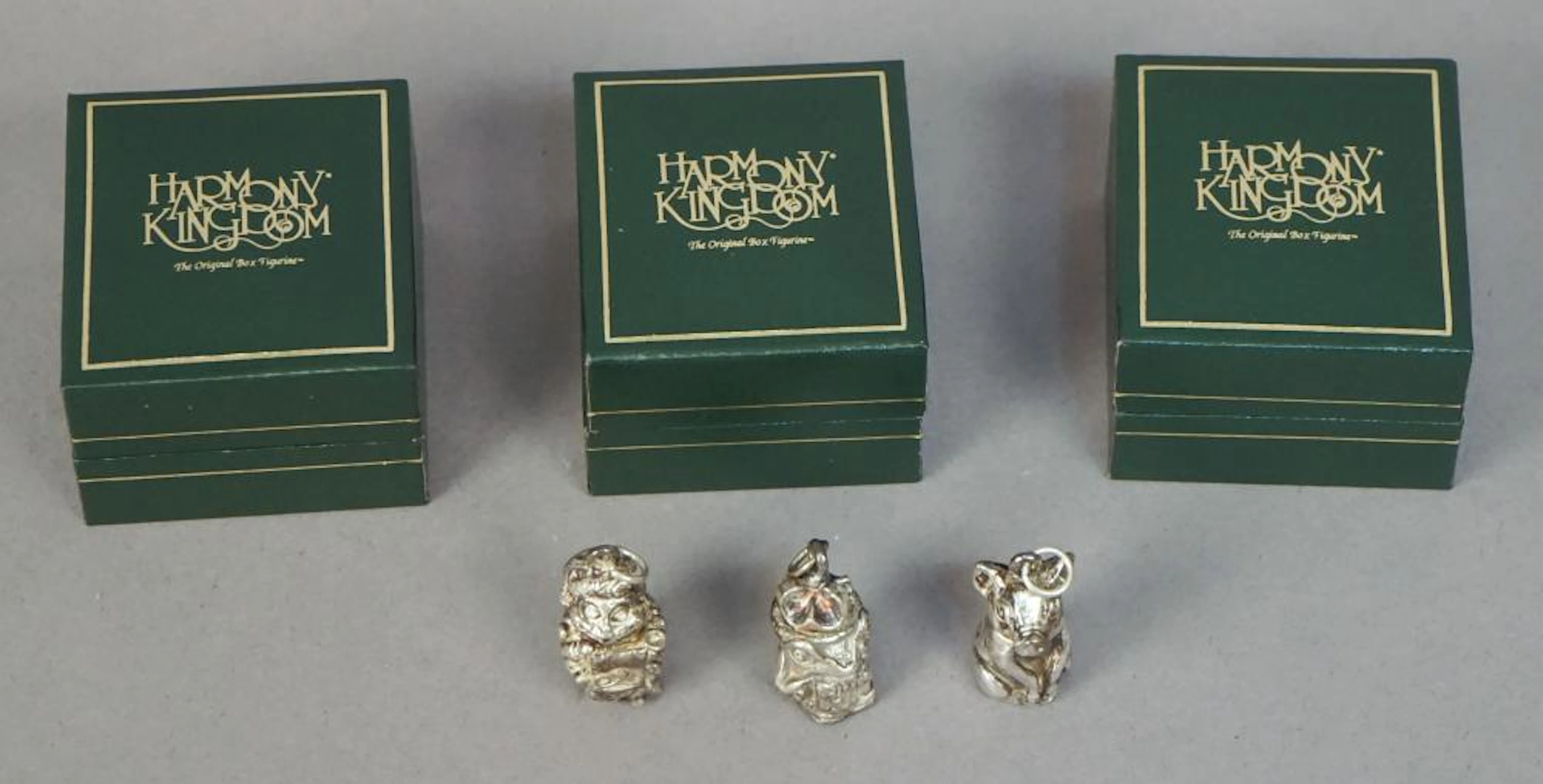 3 Harmony Kingdom Sterling Pendants