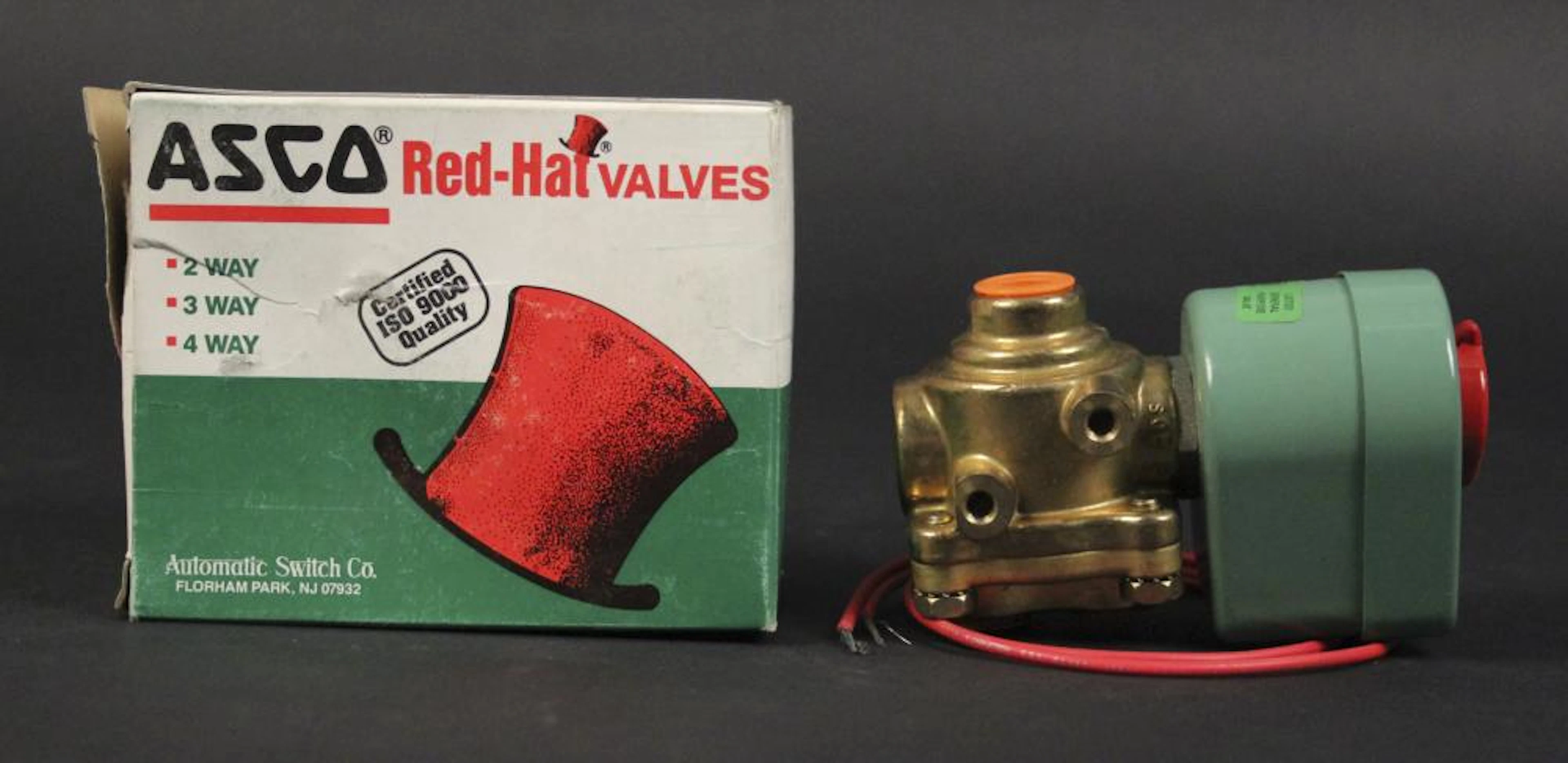 Asco Red Hat Solenoid Valve 8342C3 3/8 Pipe