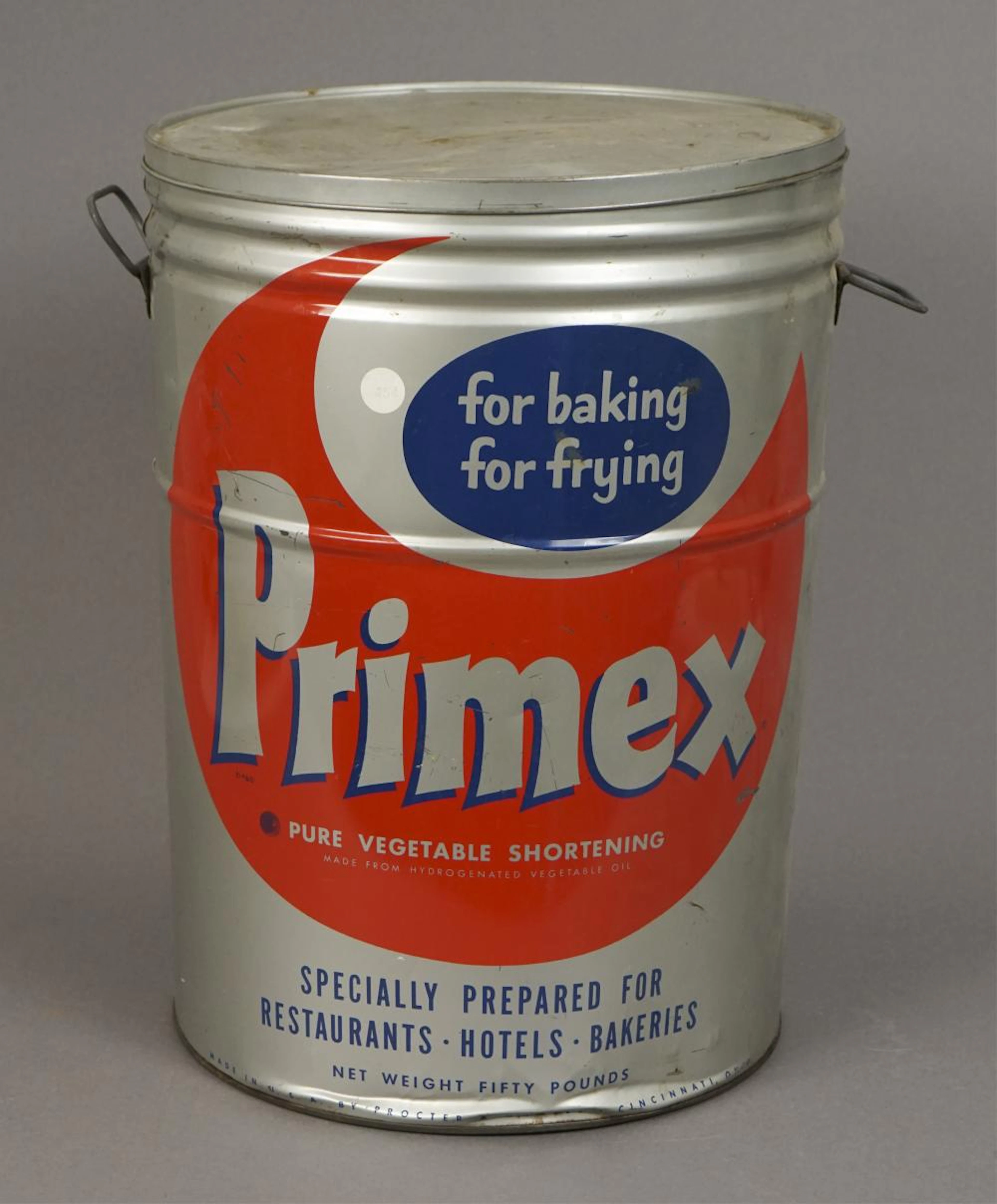 Pre-Zip Code Primex Pure Vegetable Shortening Ca