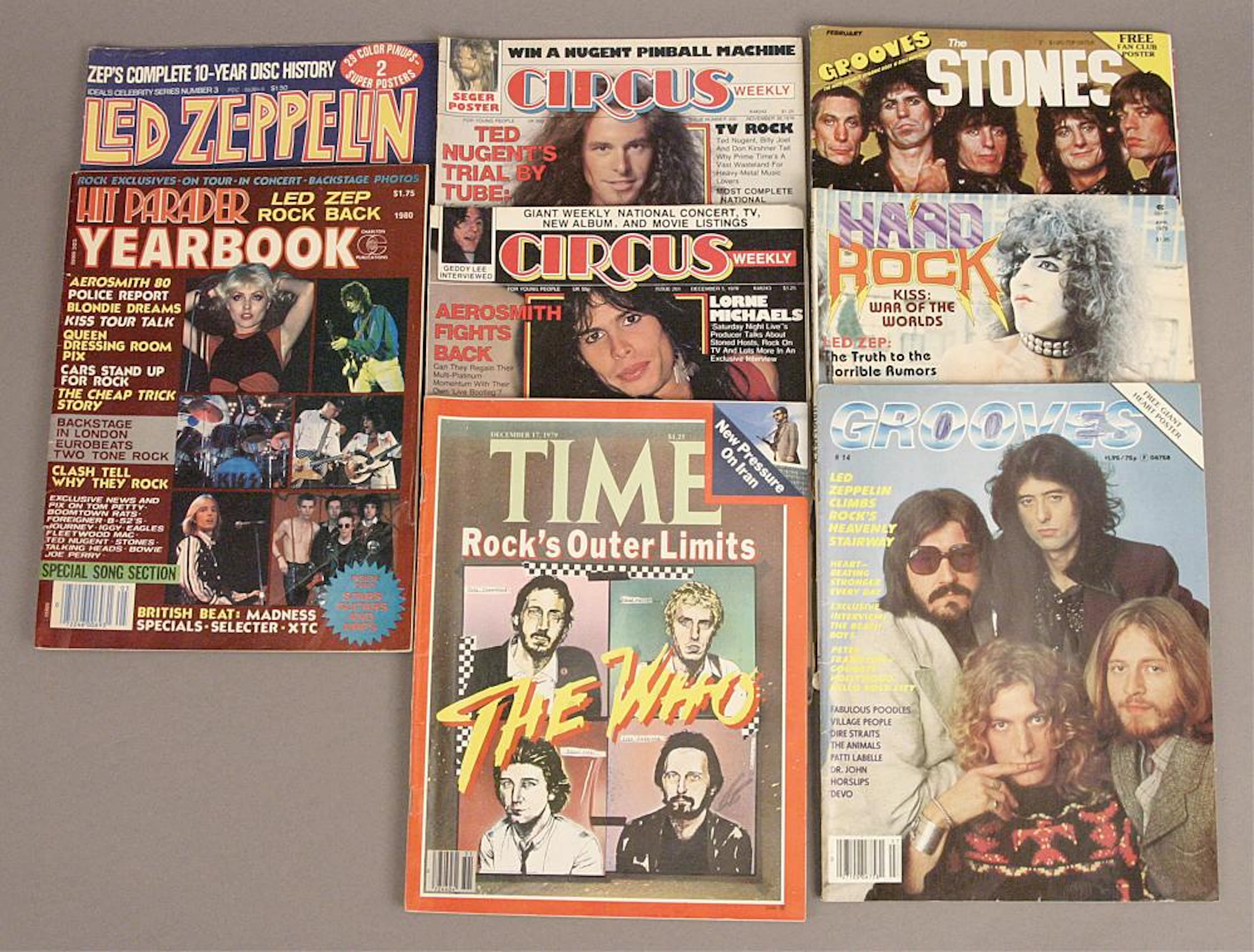 Vintage Magazines - Rolling Stone - Circus - Time