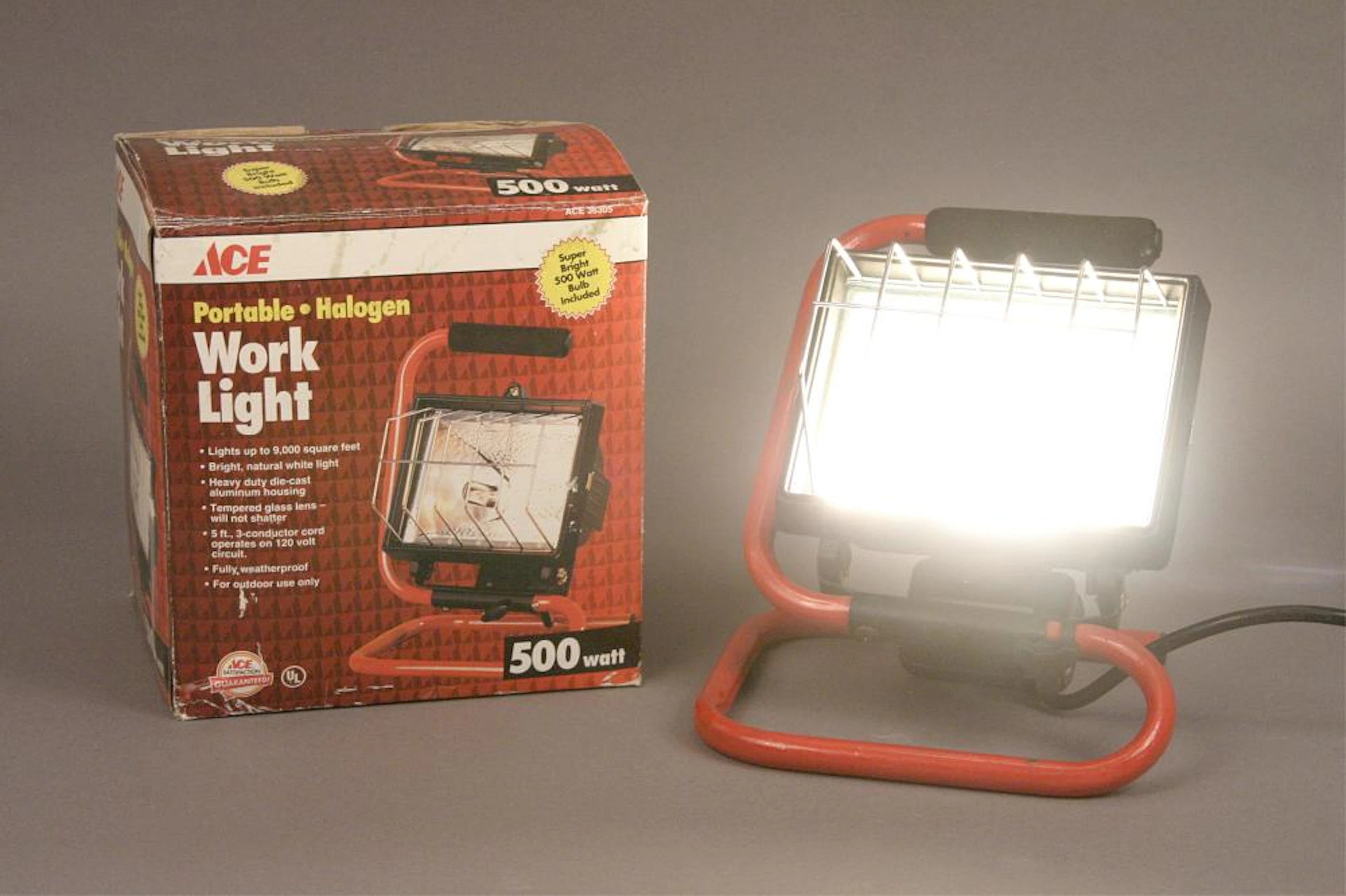 Ace Portable Halogen Work Light