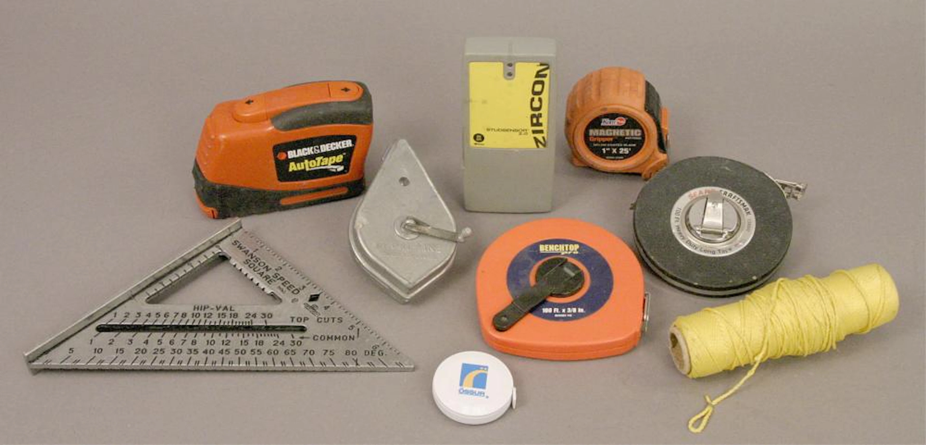 Assorted Tool Lot - Stud Finder - Chalk Line