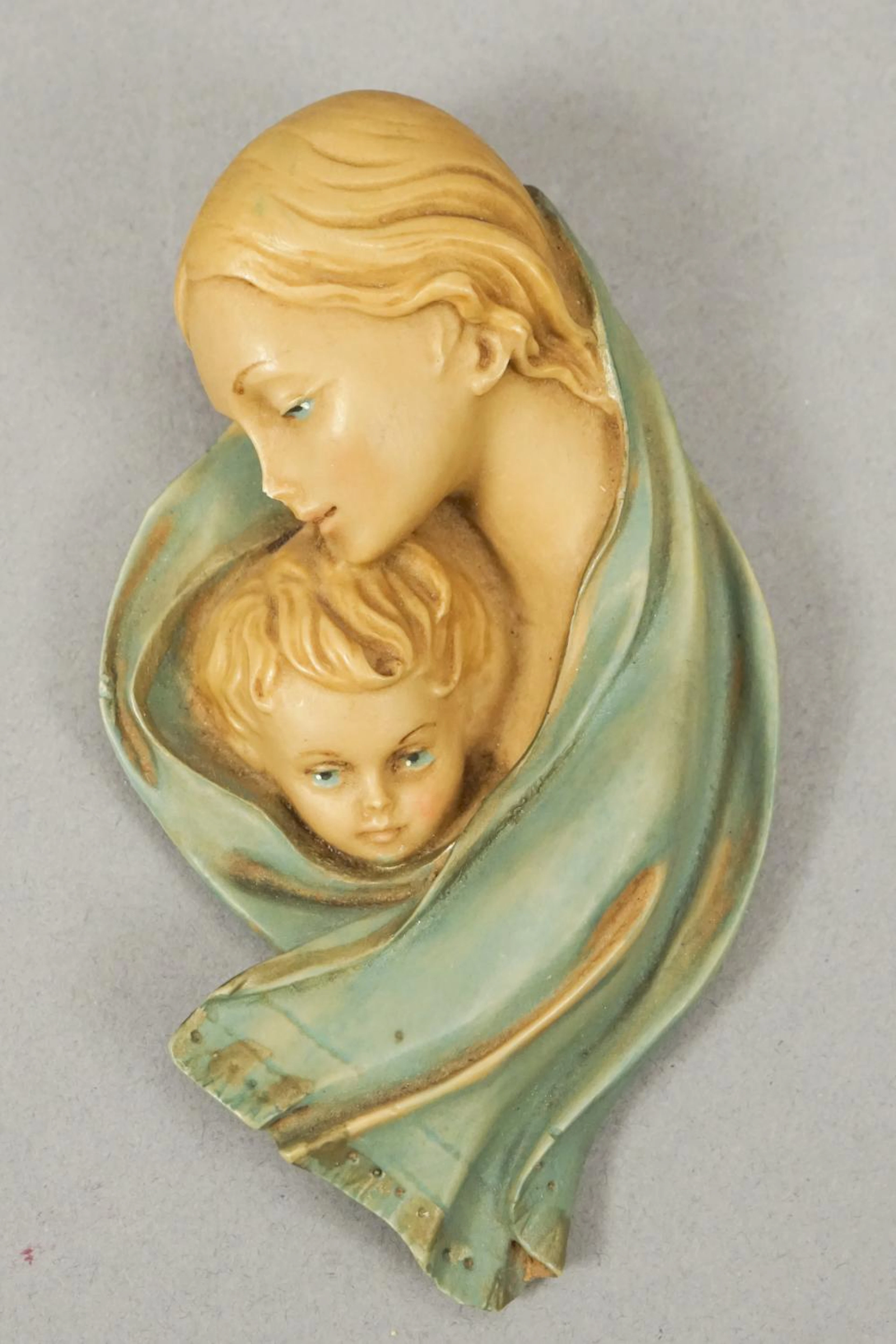 Italian Resin Wall Hanging - Mother & Child