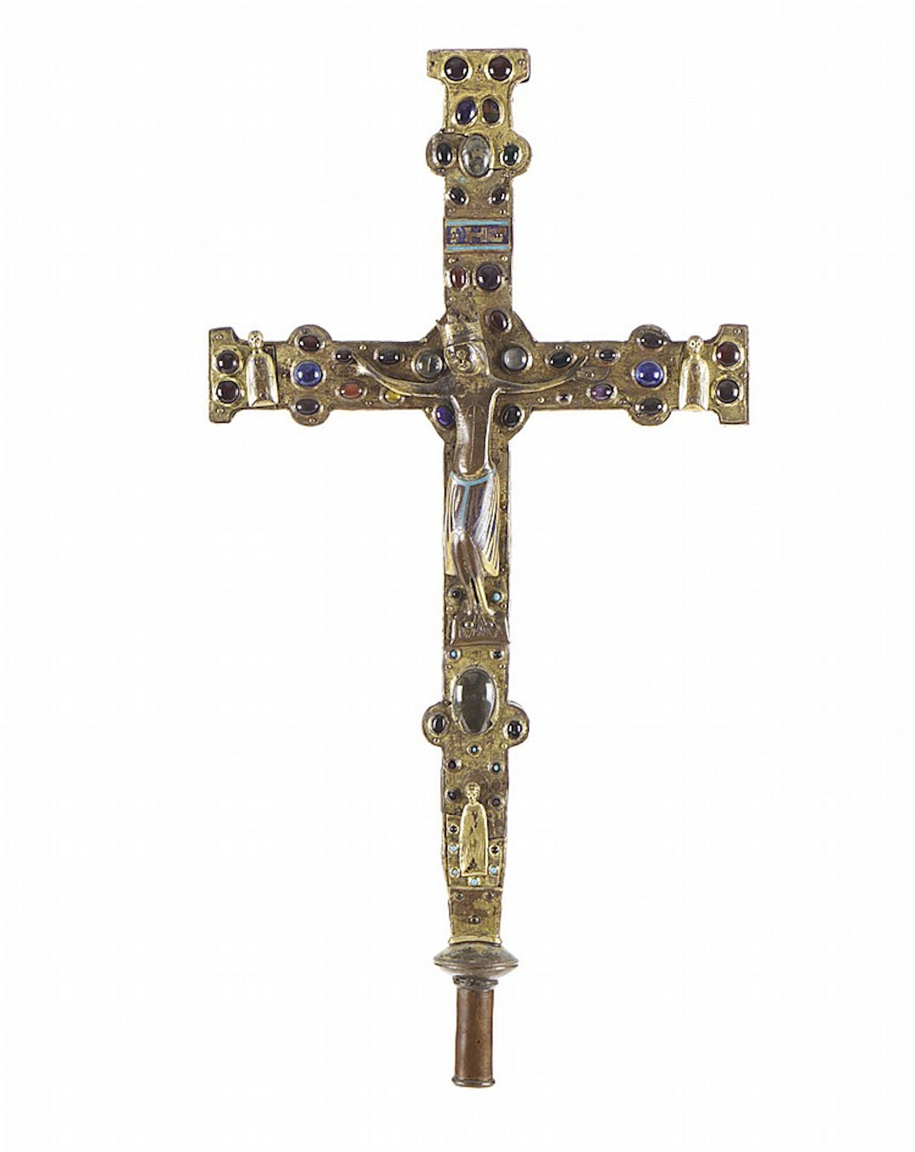 Cruz processional com Jesus Cristo, França - Limog