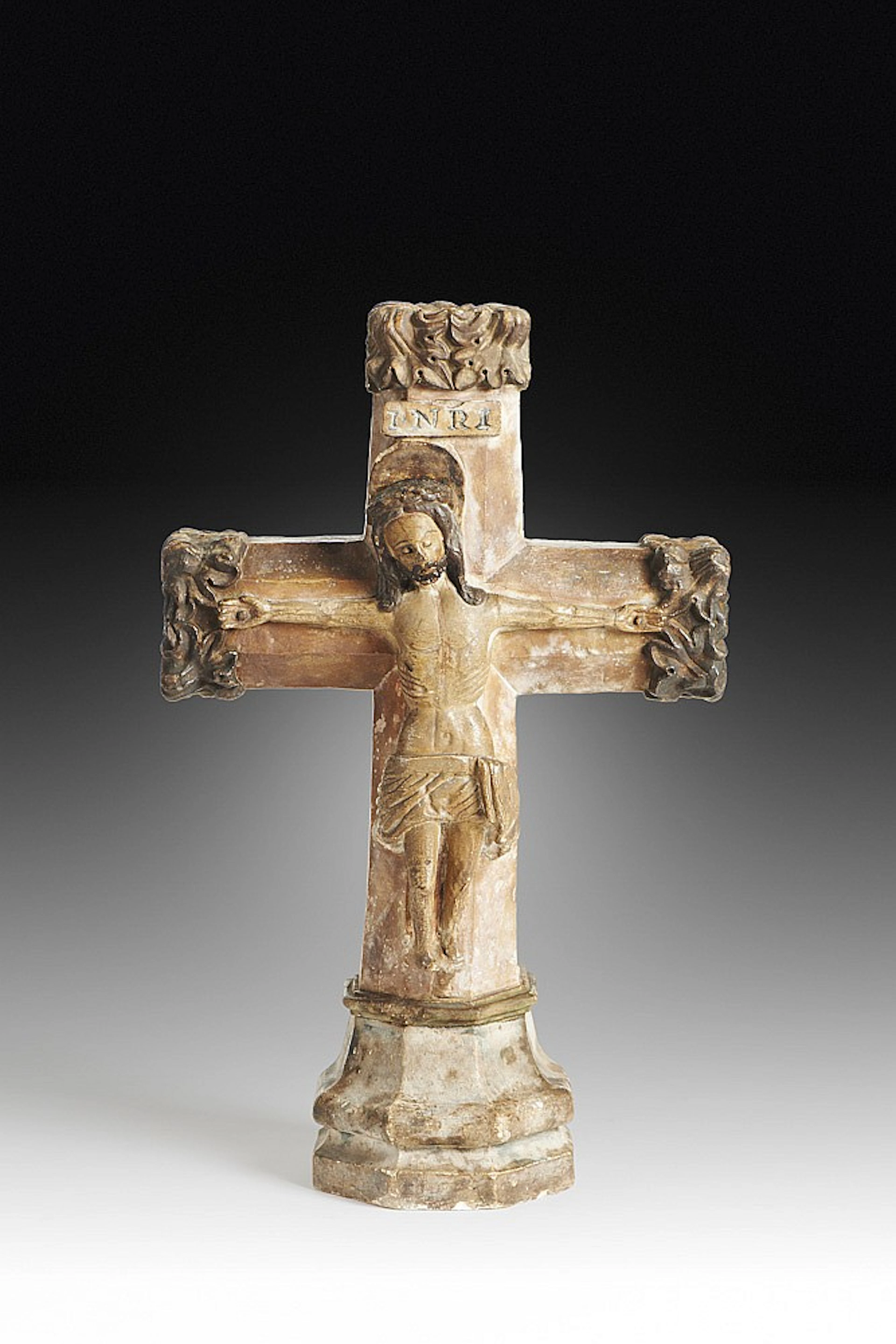Jesus Cristo crucificado, esc. em pedra de Ançã