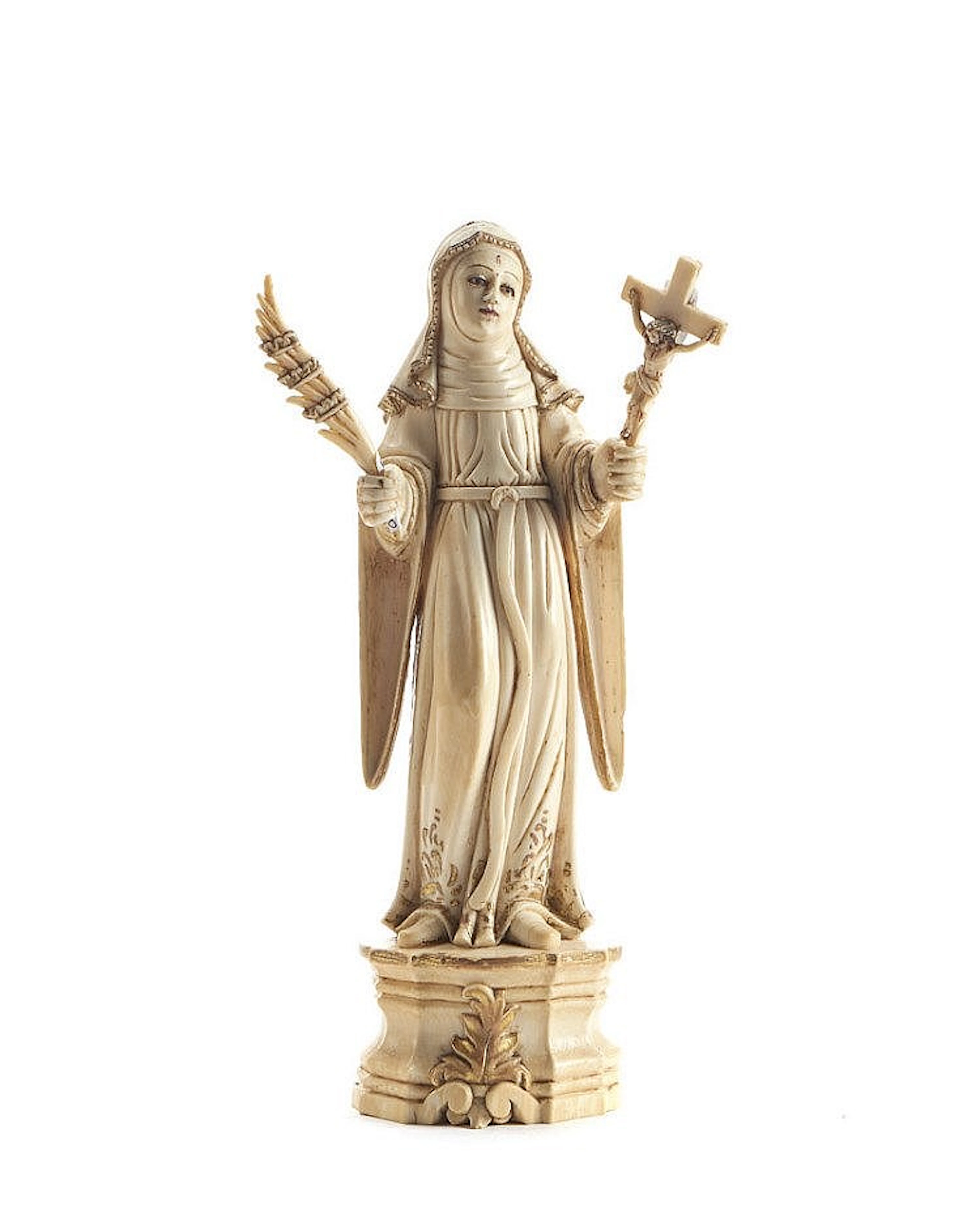 Sta. Rita de Cássia, Esc. Indo-portuguesa, XVIII
