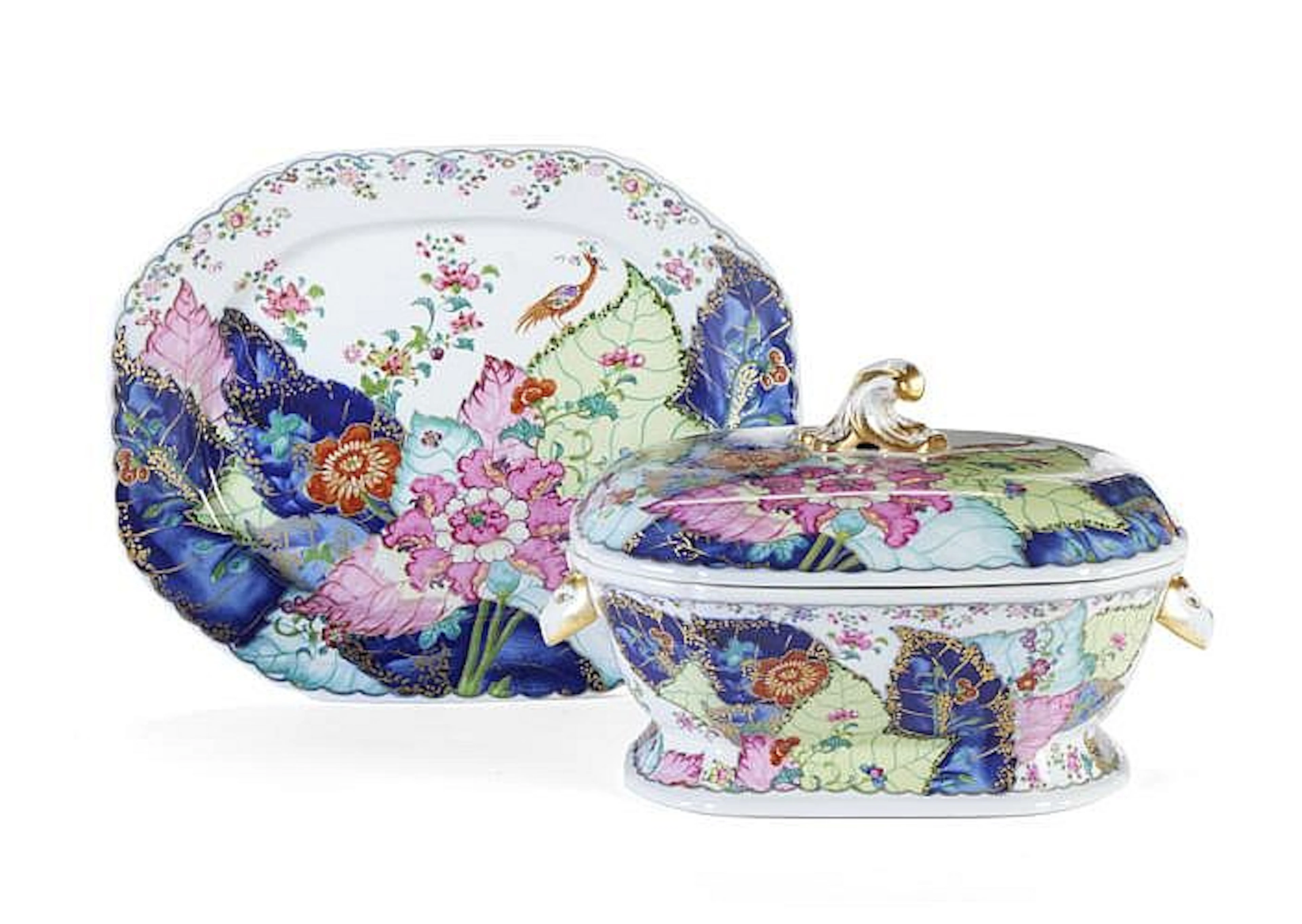 Terrina com travessa em porcelana da Vista Alegre