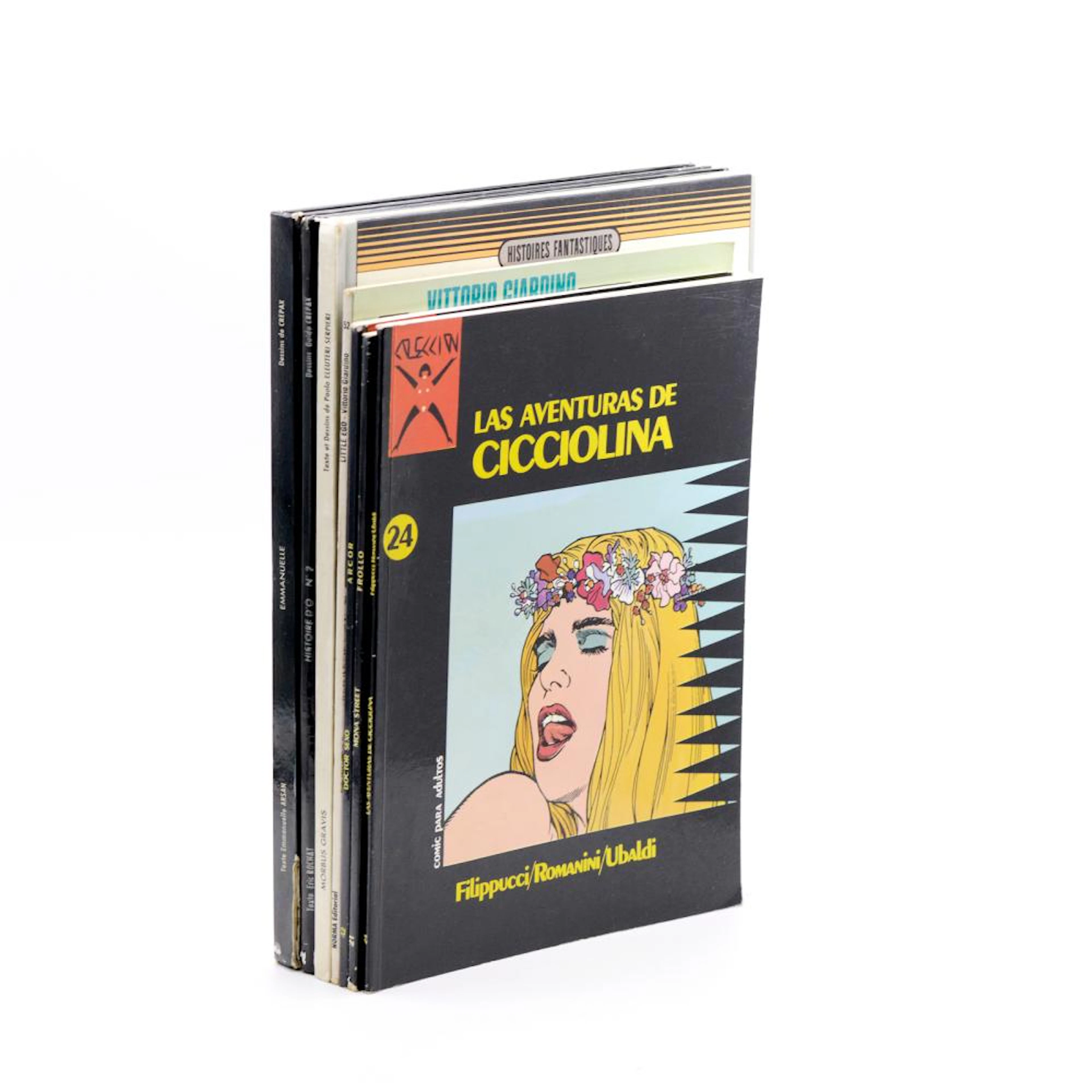 BANDA - DESENHADA ERÓTICA. Lote de 7 vols. enc. br