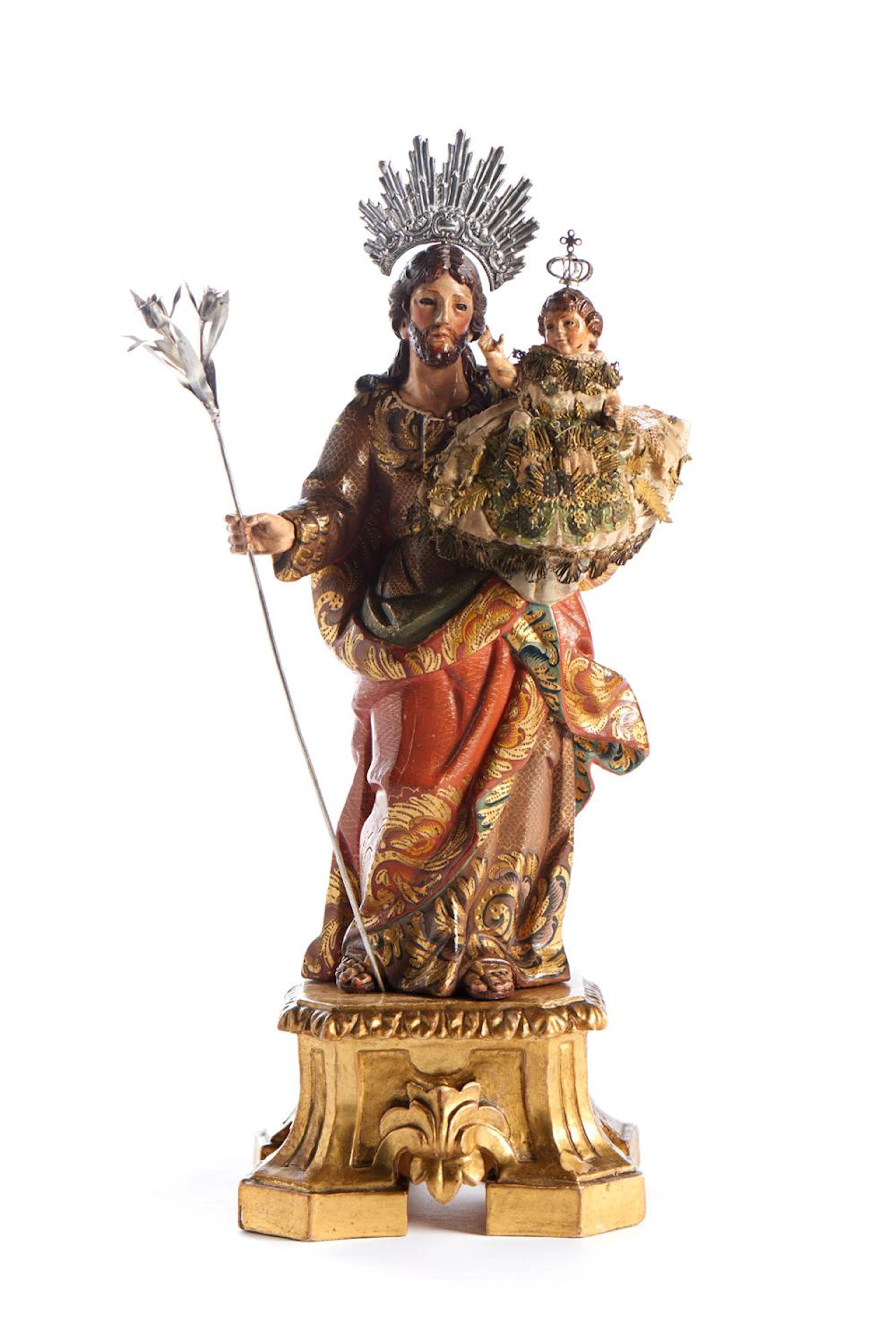 S. José c/Menino Jesus, Esc. séc. XVIII, madeira