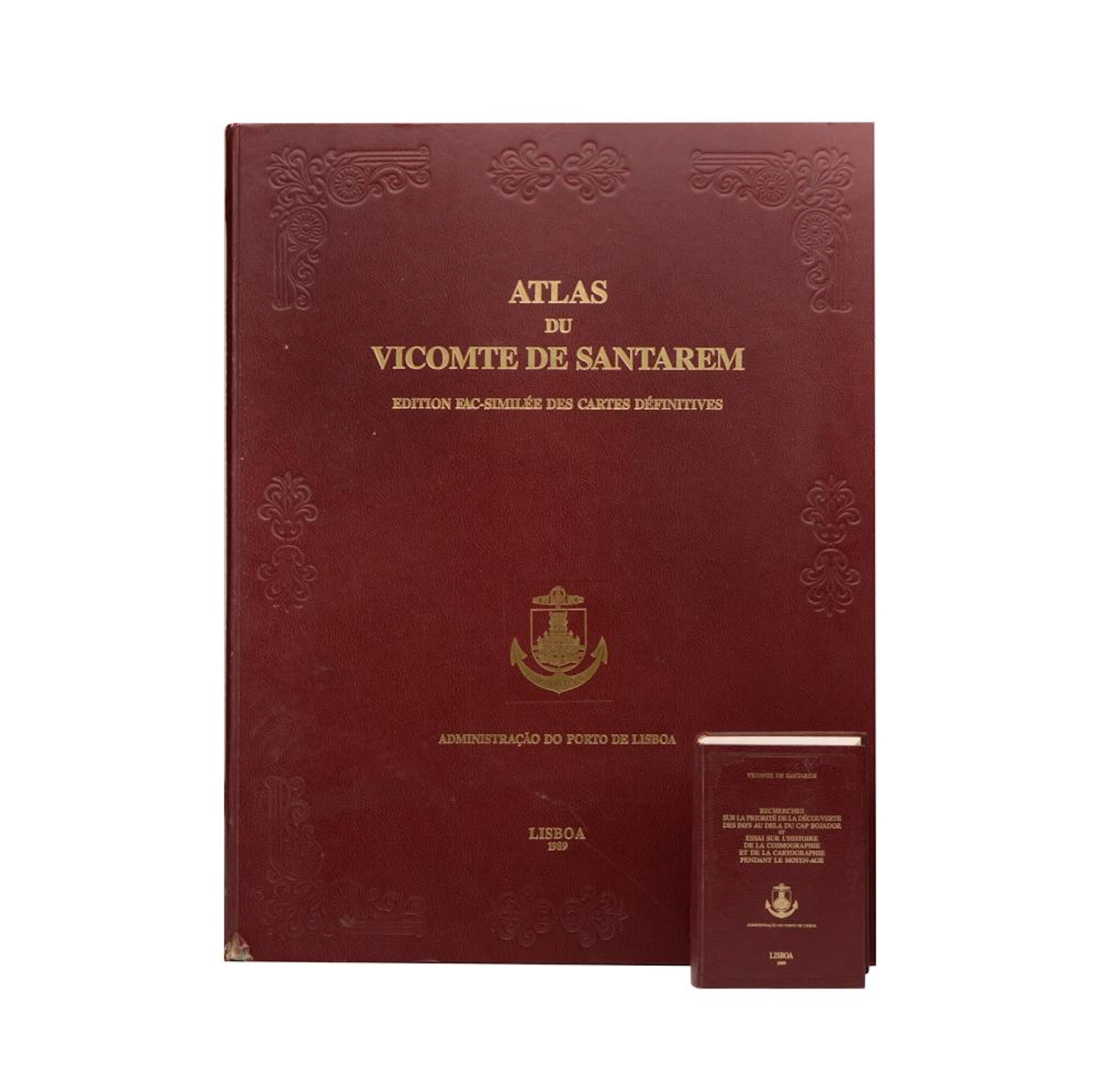 ATLAS DU VICOMTE DE SANTAREM, 2 vols. encs.