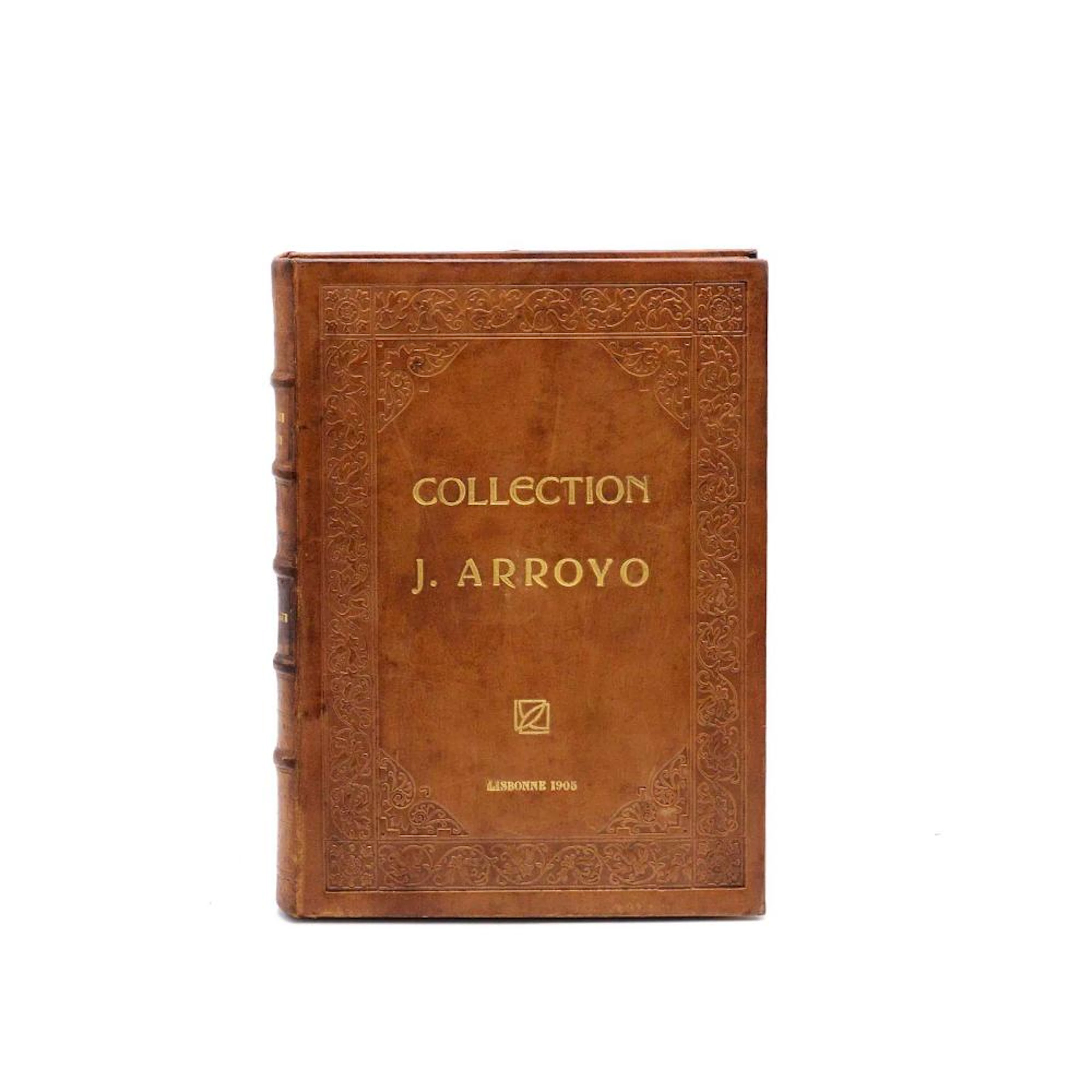 VENTE D'OBJETS...COLLECTION J. ARROYO, 1 vol. enc.