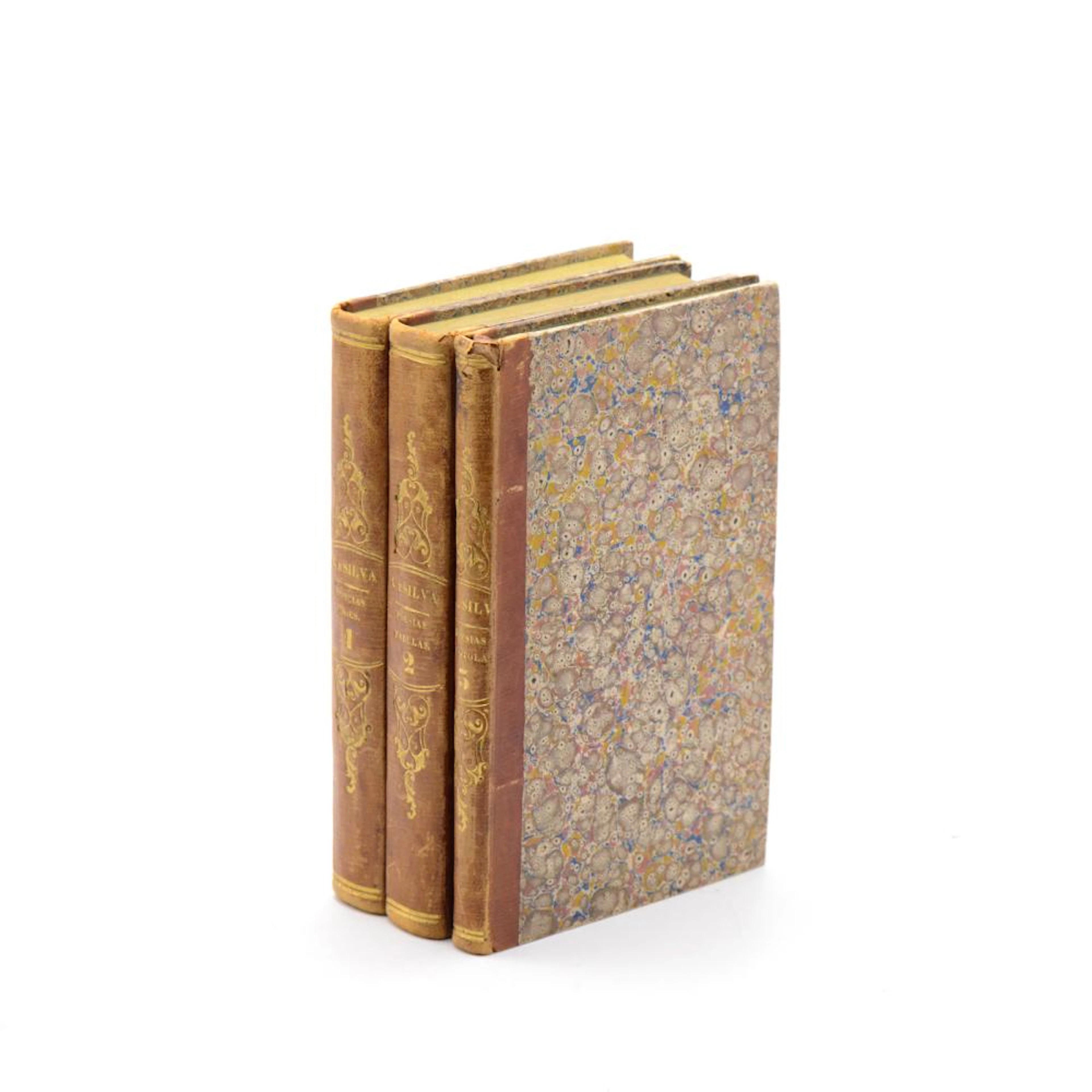 SILVA, Joze Maria da Costa e. POESIAS, 3 vols. enc