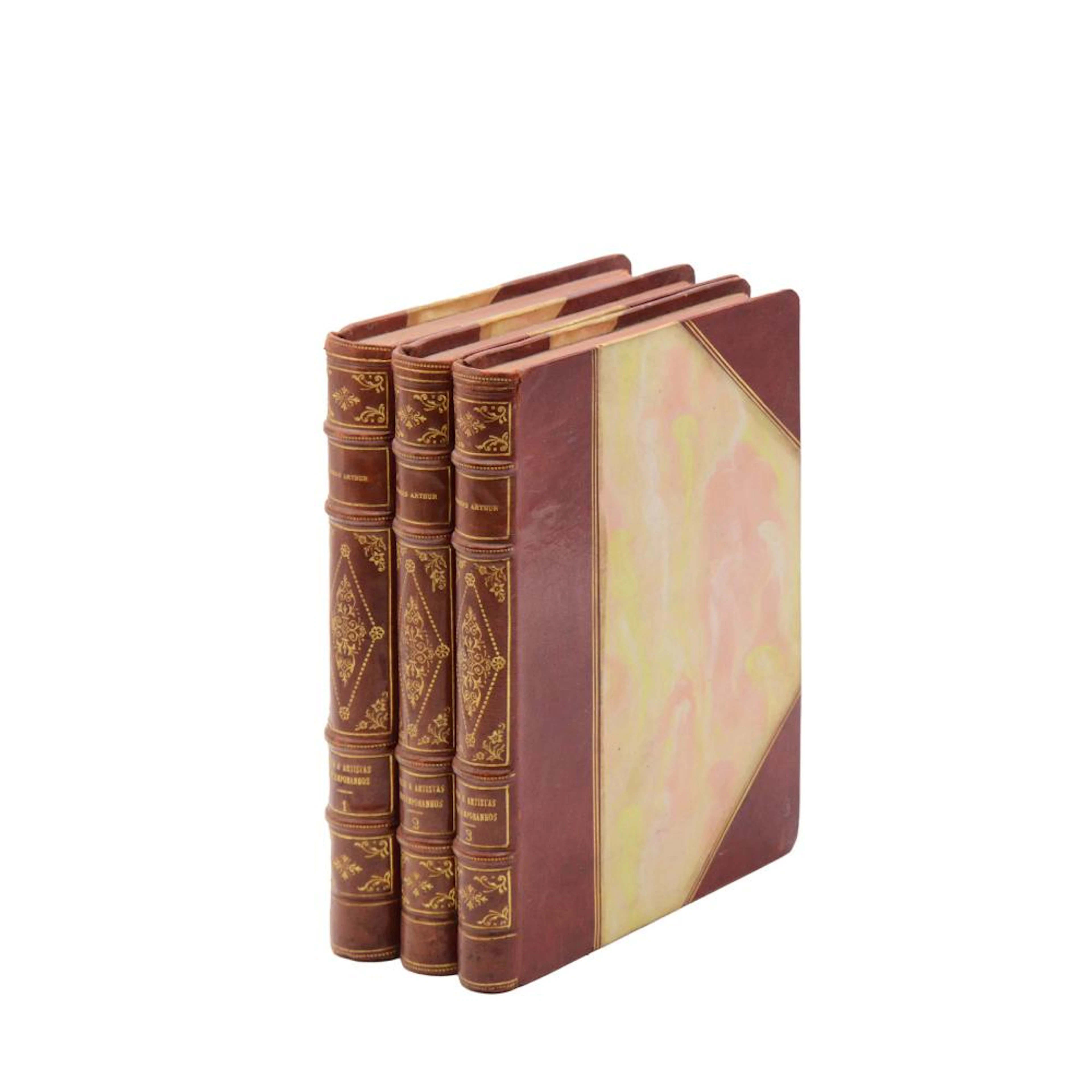 ARTHUR. ARTE E ARTISTAS CONTEMPORANEOS, 3 vols.enc
